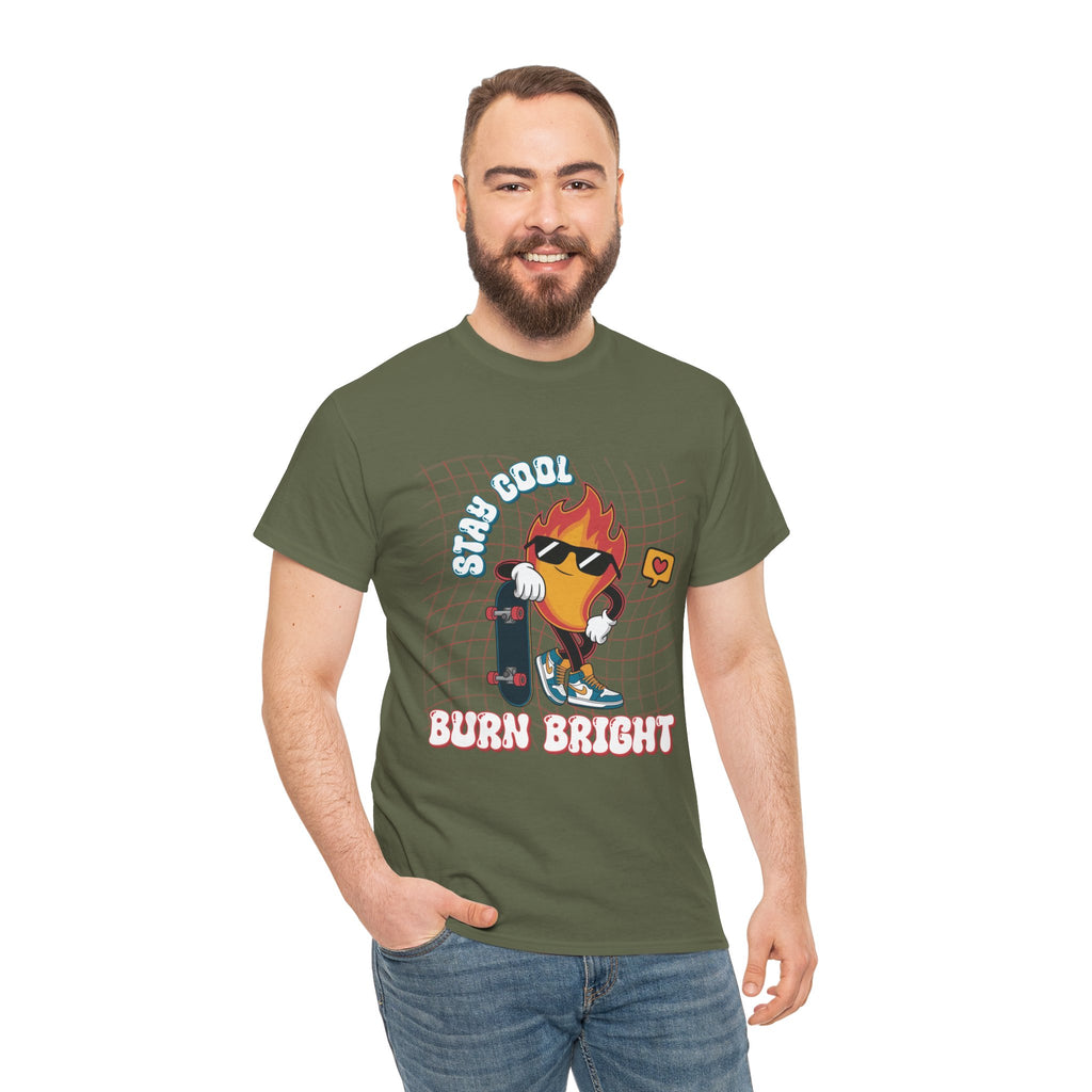 Stay Cool Burn Bright Unisex Tee