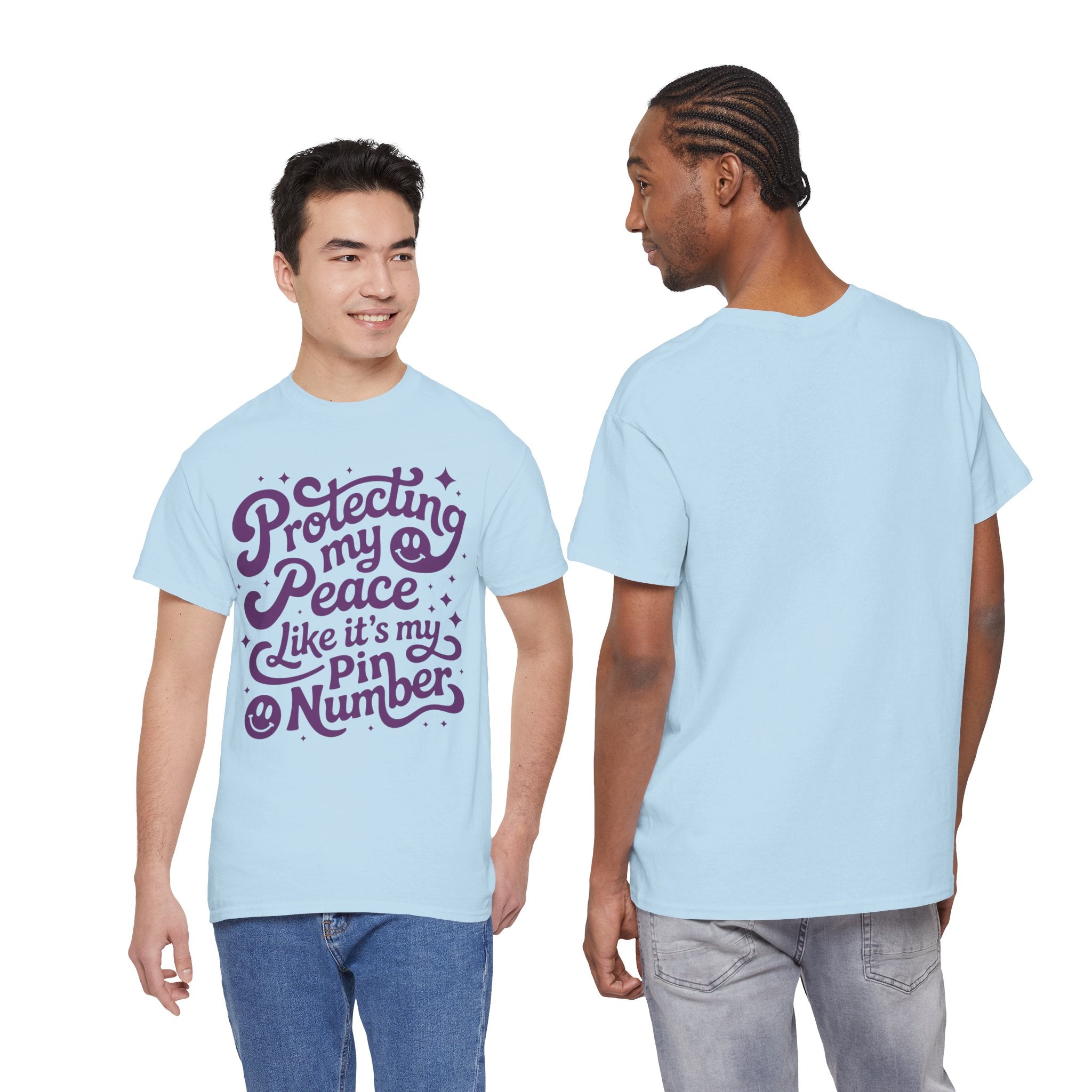 Protecting My Peace Like It’s My PIN Number Tee — Retro Motivational Graphic Unisex Cotton T-Shirt