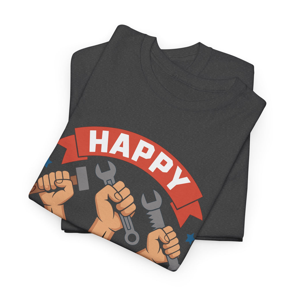 Happy US Labour Day Unisex Heavy Cotton T-Shirt