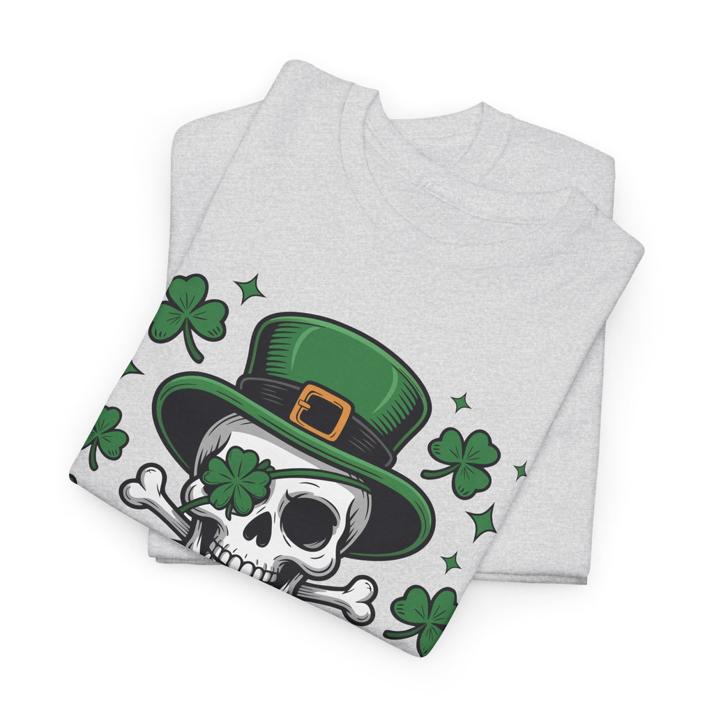 Let the Shenanigans Begin — Leprechaun Skull Unisex Cotton T-Shirt