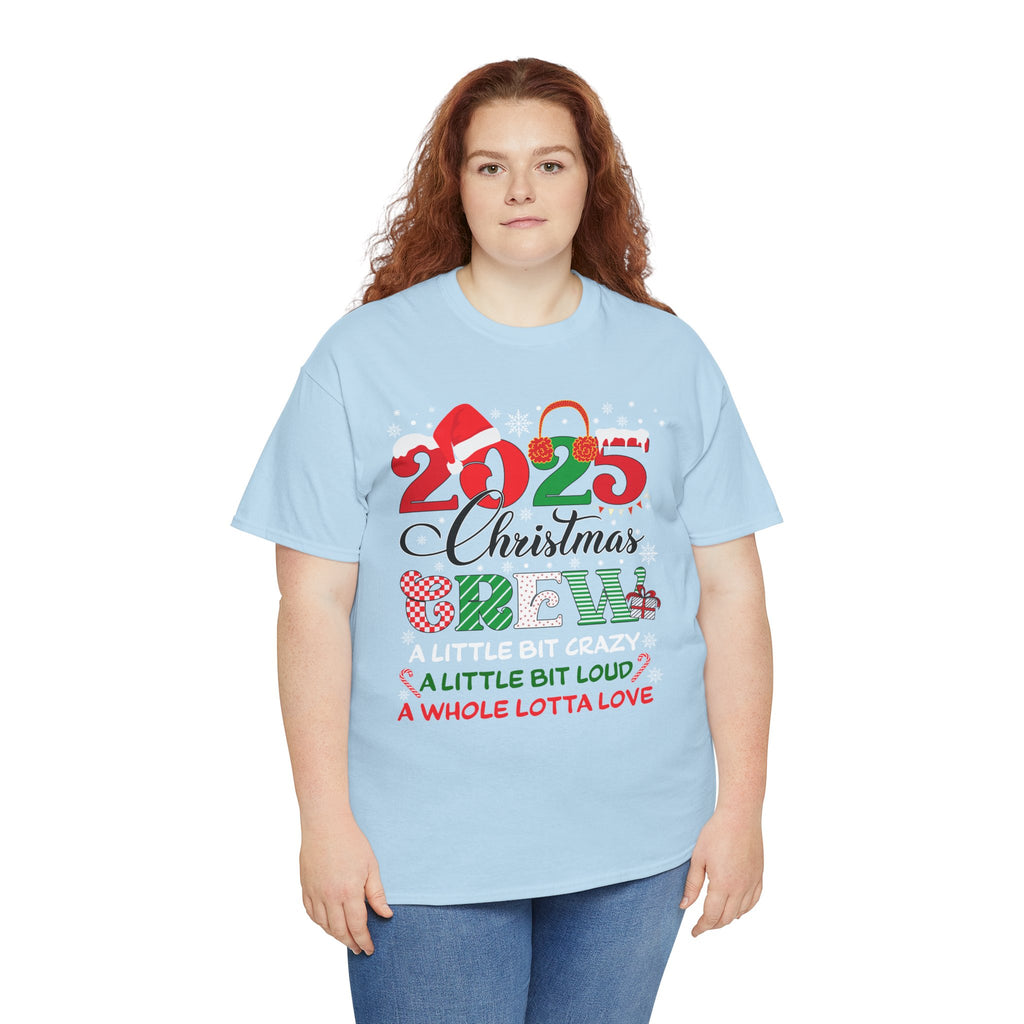 Christmas Crew 2025 Unisex Cotton Tee