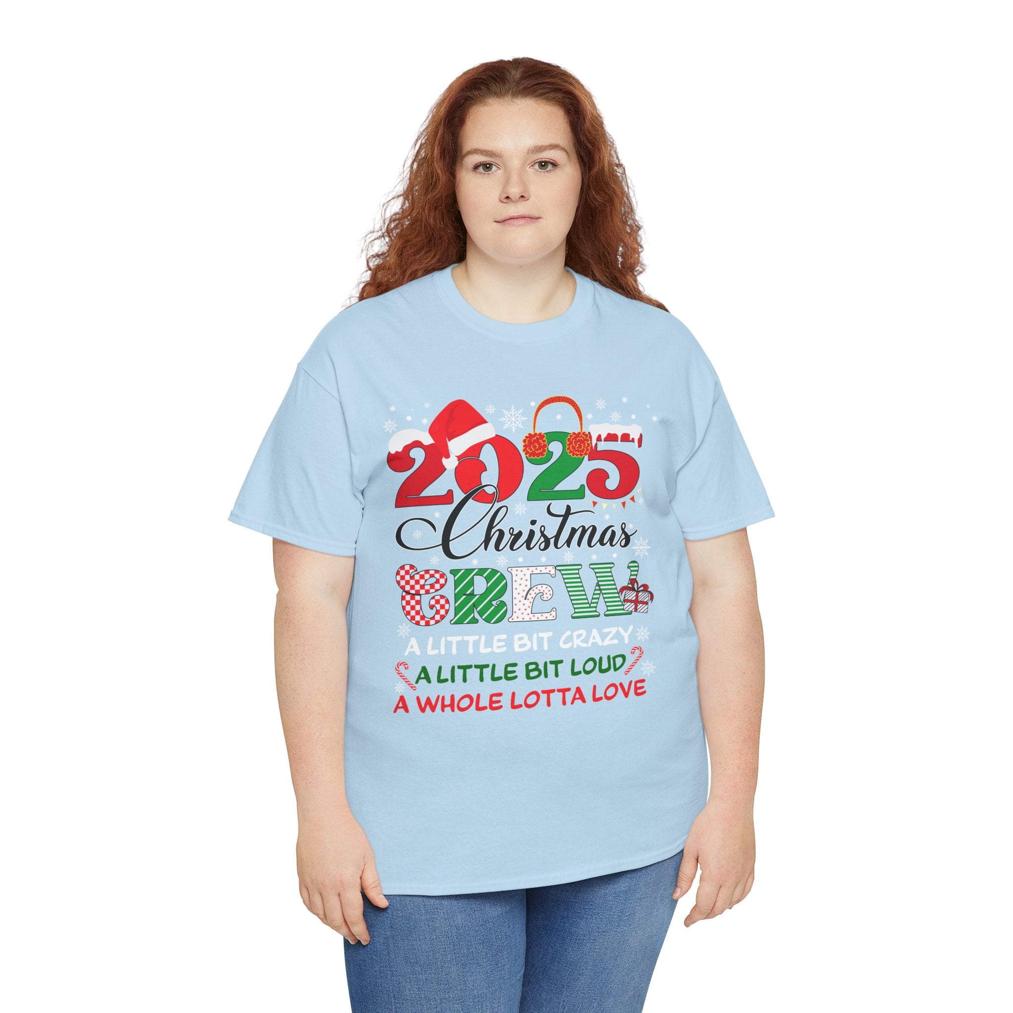 Christmas Crew 2025 Unisex Cotton Tee