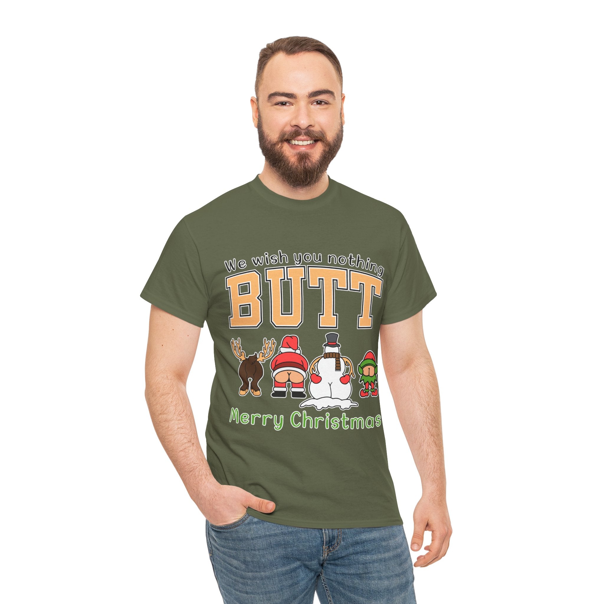 Christmas Butts Unisex Cotton Tee