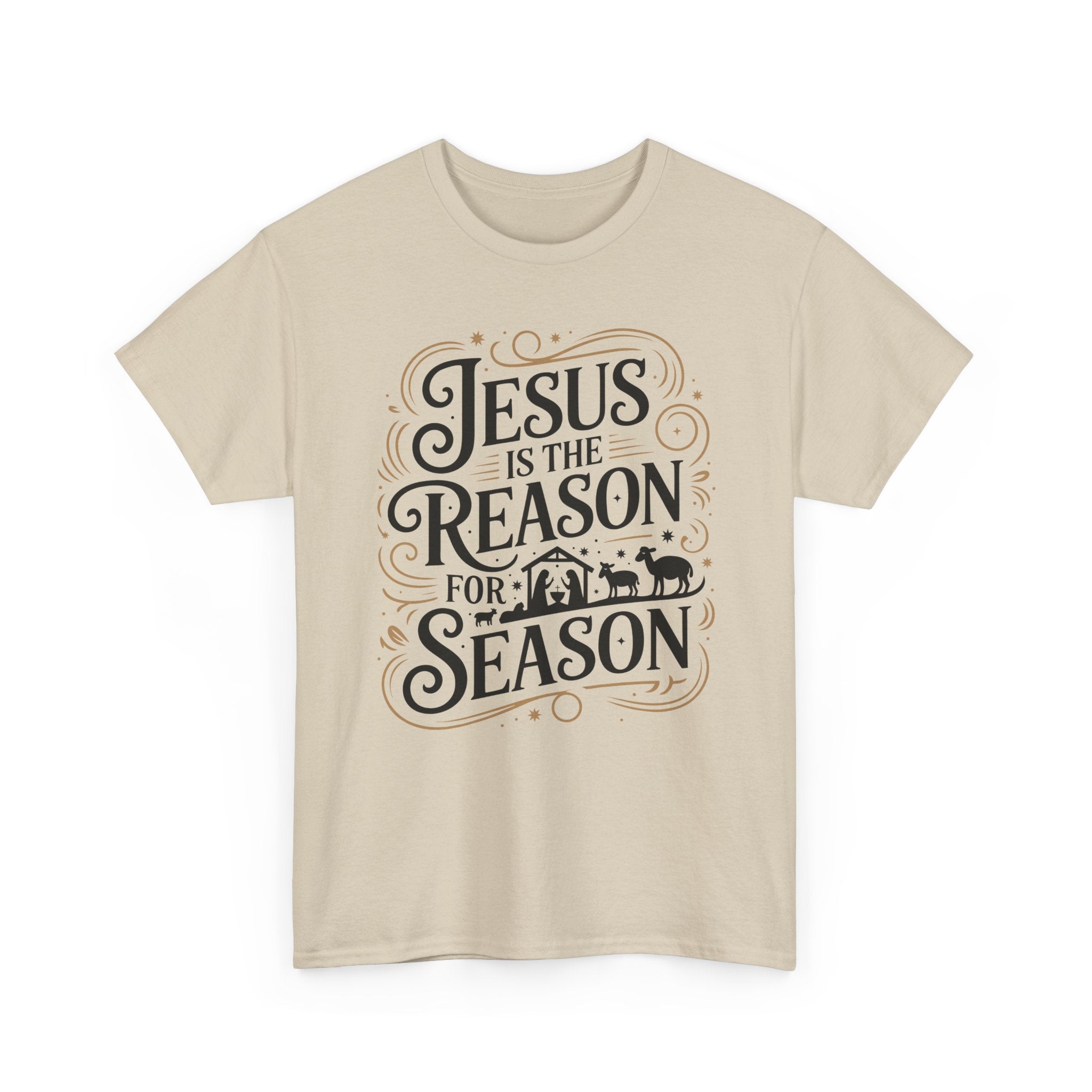 Vintage Gold Frame T-Shirt — Elegant Decorative Flourish Unisex Cotton Tee