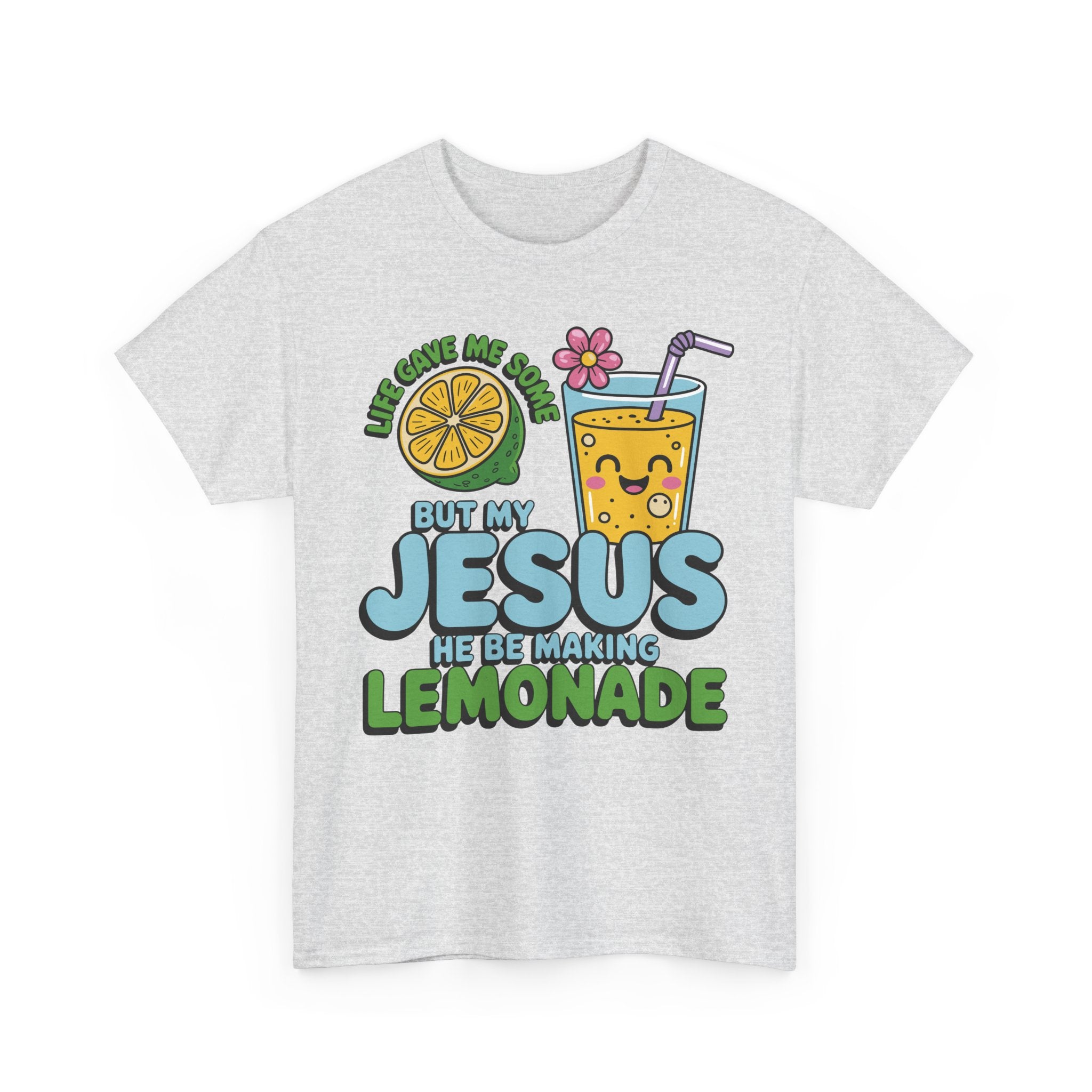 Christian Lemonade T‑Shirt — "Life Gave Me Some Lemons, My Jesus Makes Lemonade"Unisex Cotton Tee