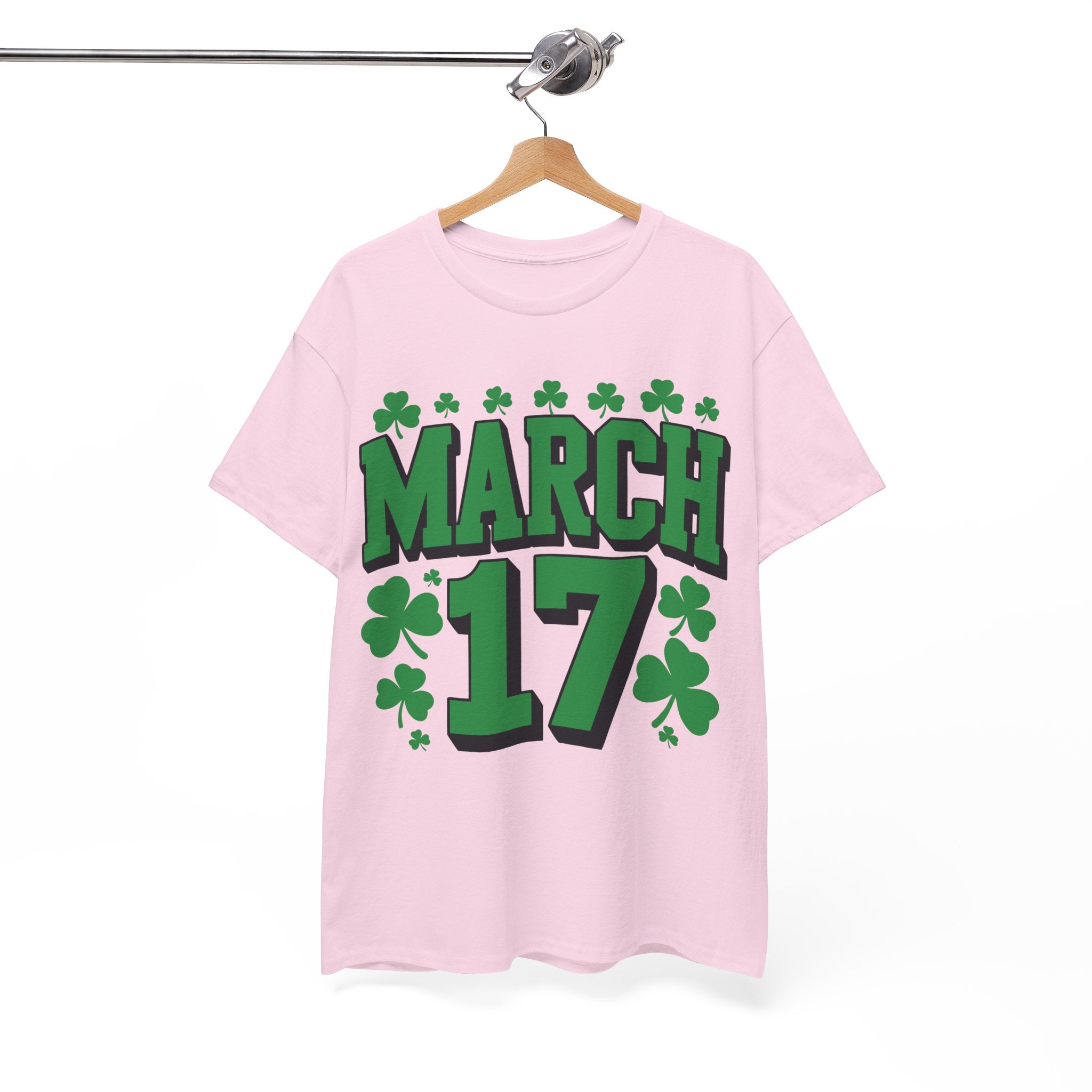 St. Patrick’s Day March 17 Shamrock Unisex Cotton T‑Shirt