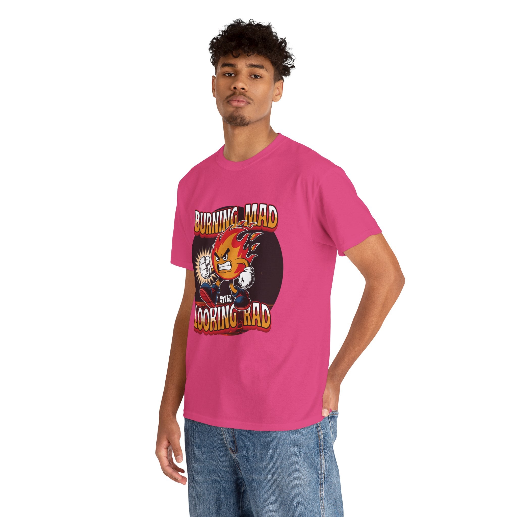 Burning Mad Looking Rad Unisex Tee