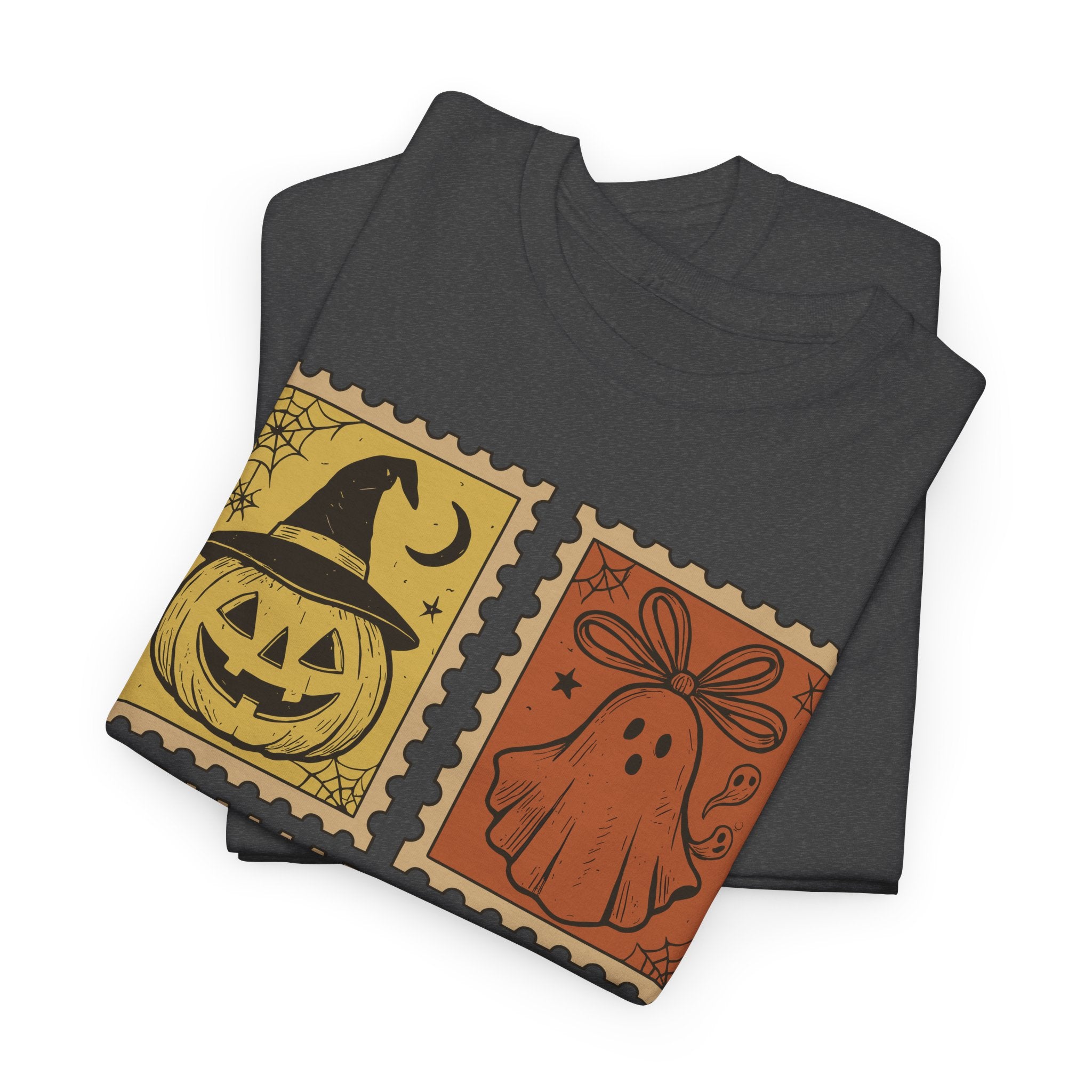 Halloween Stamp Collection Unisex Cotton Tee