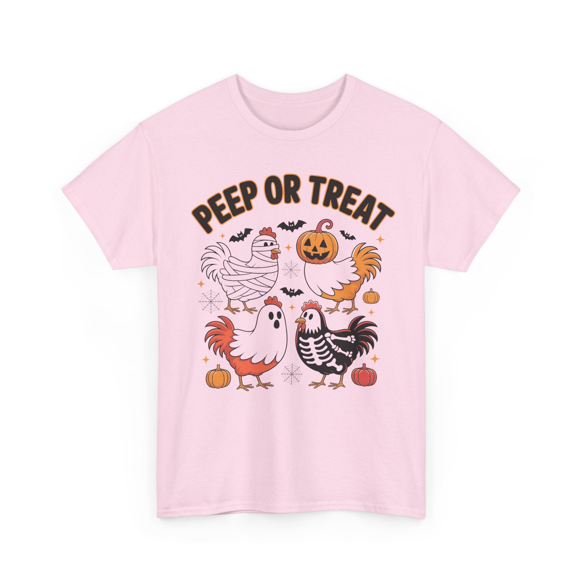 Peep or Treat Halloween Unisex Cotton Tee