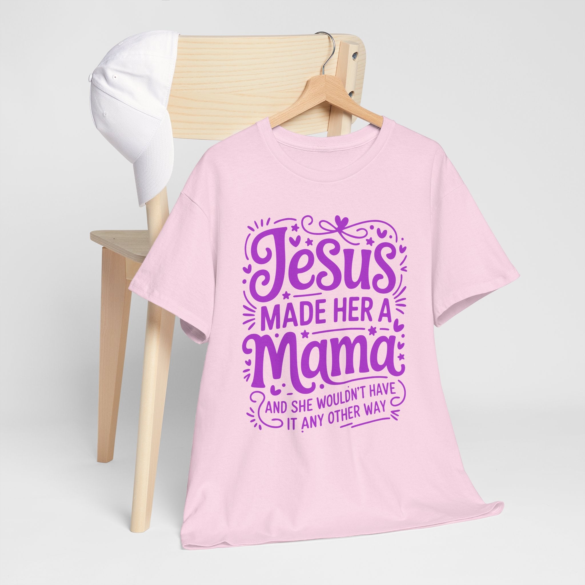 Jesus Made Her a Mama — Christian MamaUnisex Cotton T-Shirt