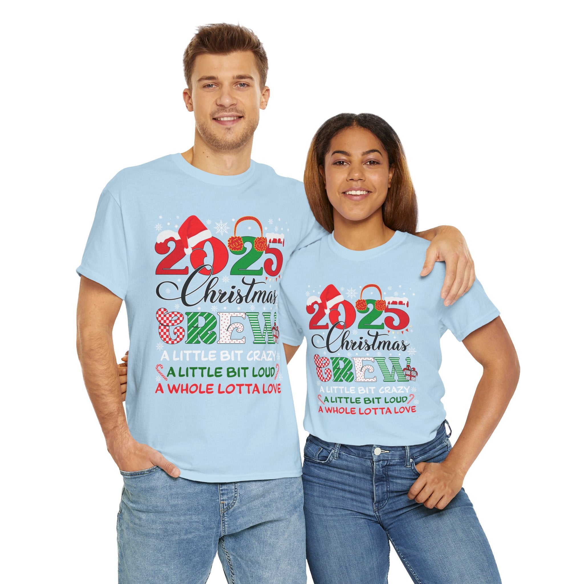Christmas Crew 2025 Unisex Cotton Tee