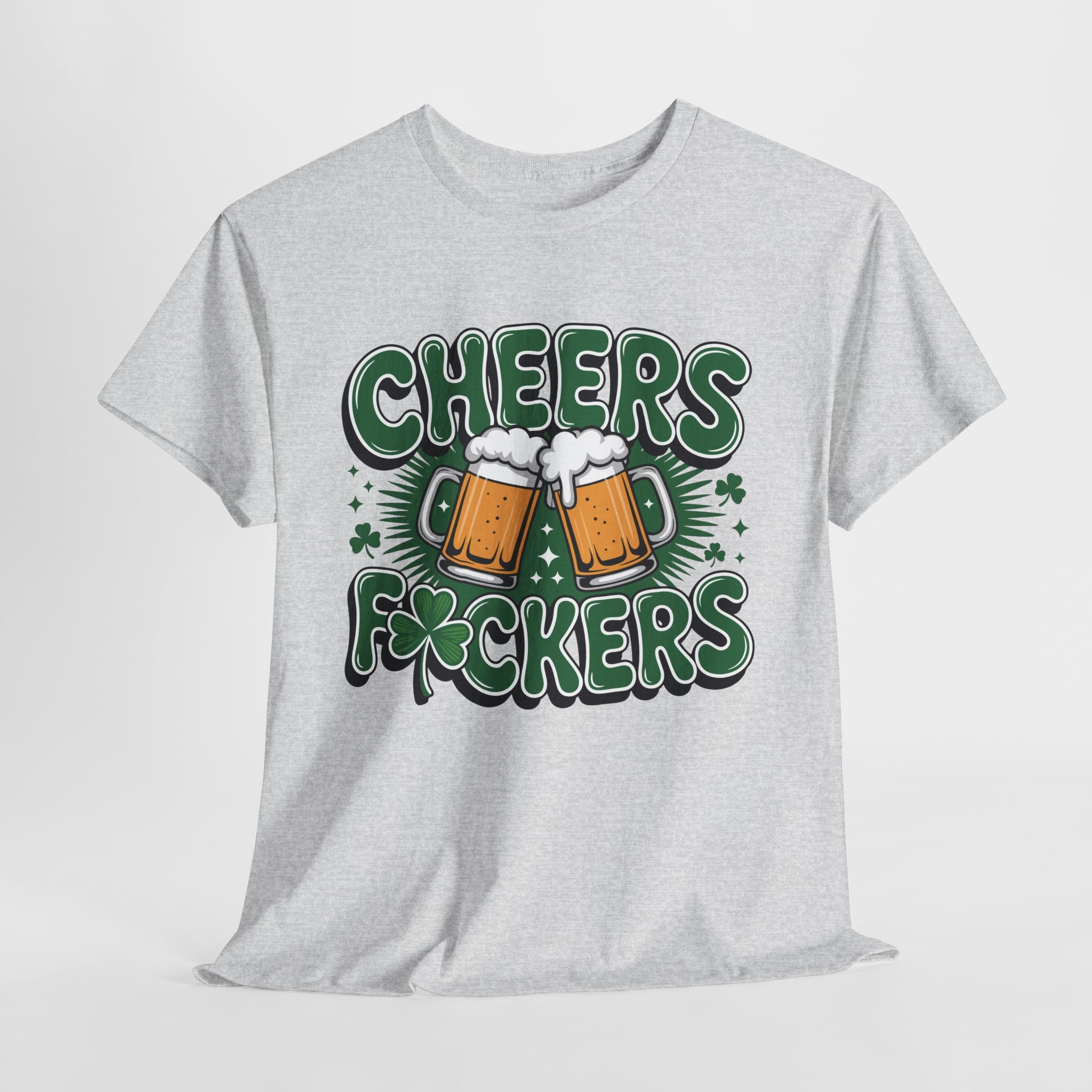 Cheers Fockers Beer Clinking Mugs Unisex Cotton T-Shirt