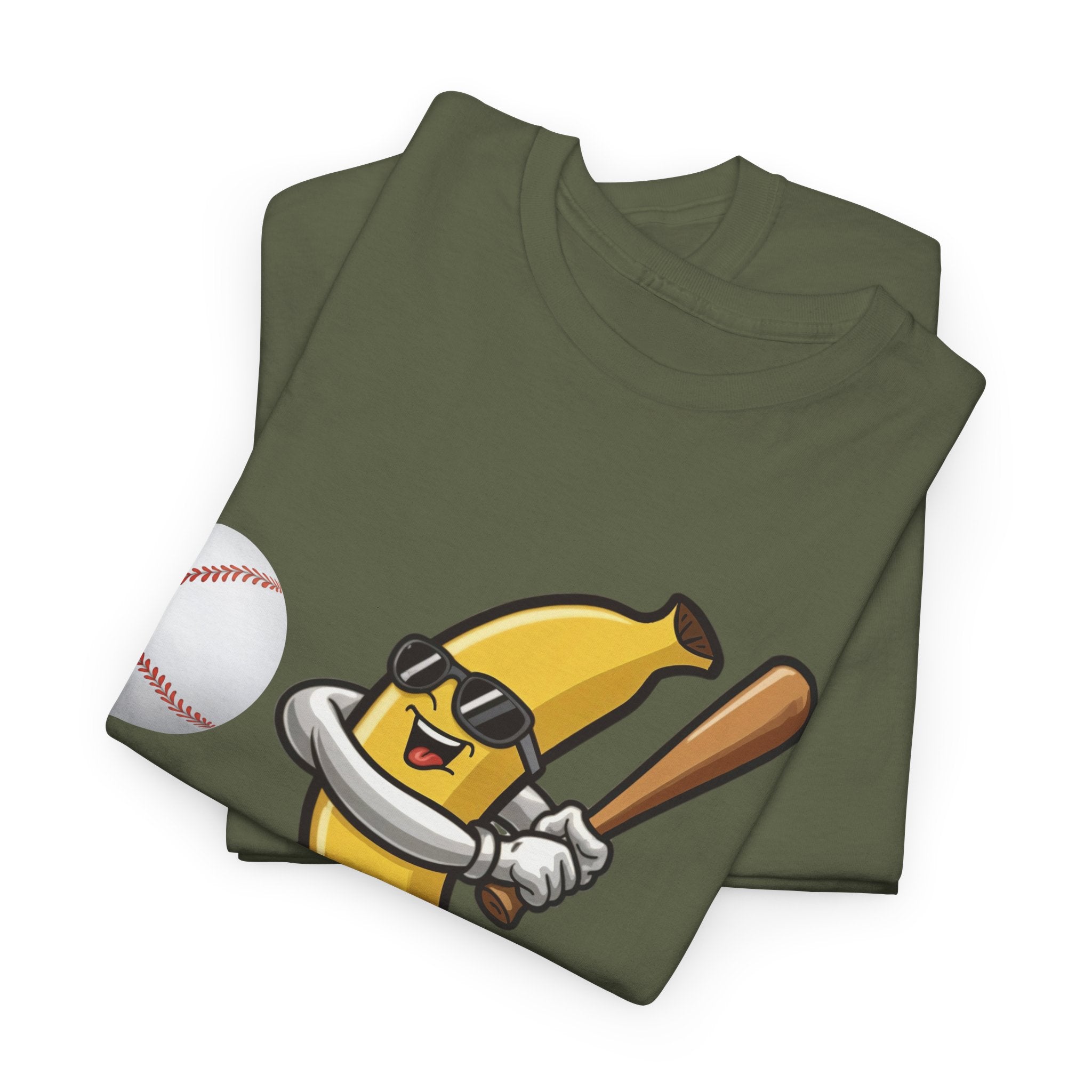 Banana Playing Baseball Tee