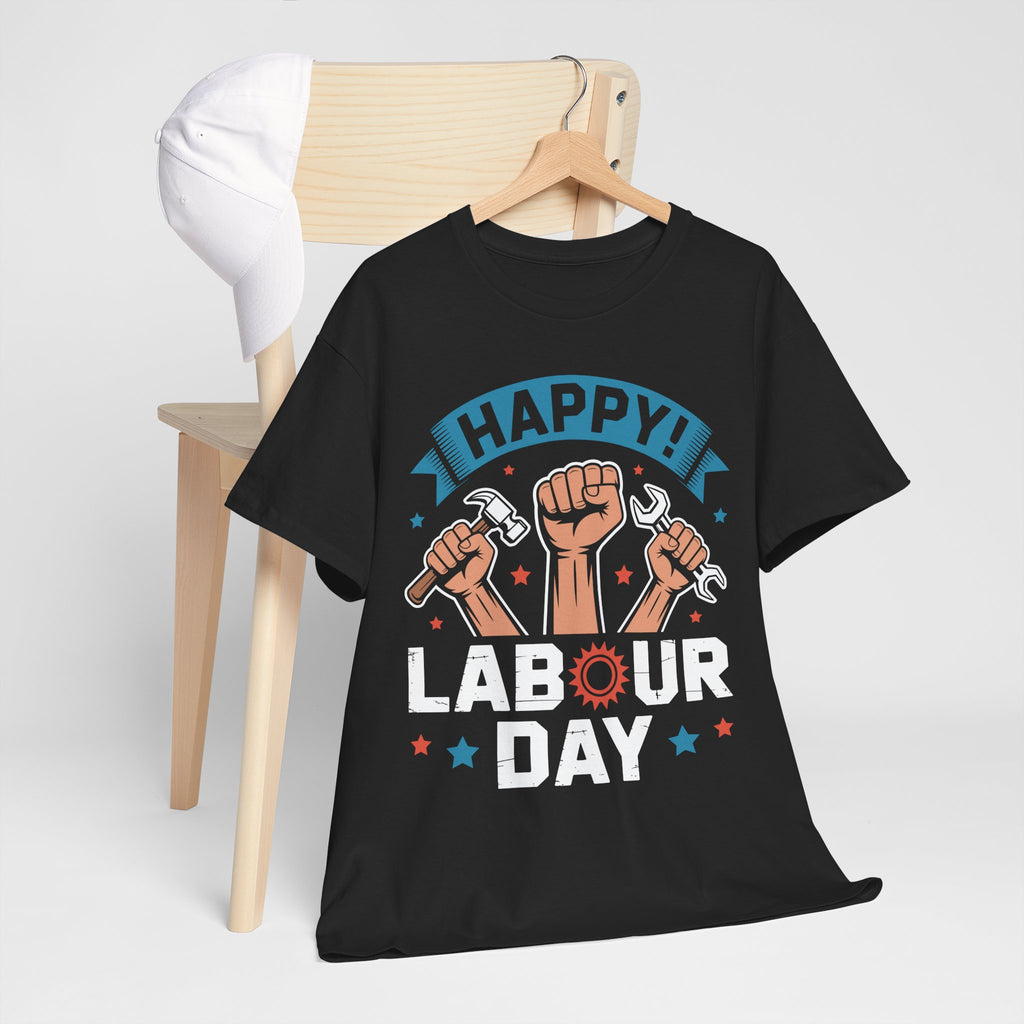 Happy US Labour Day Unisex Heavy Cotton T-Shirt