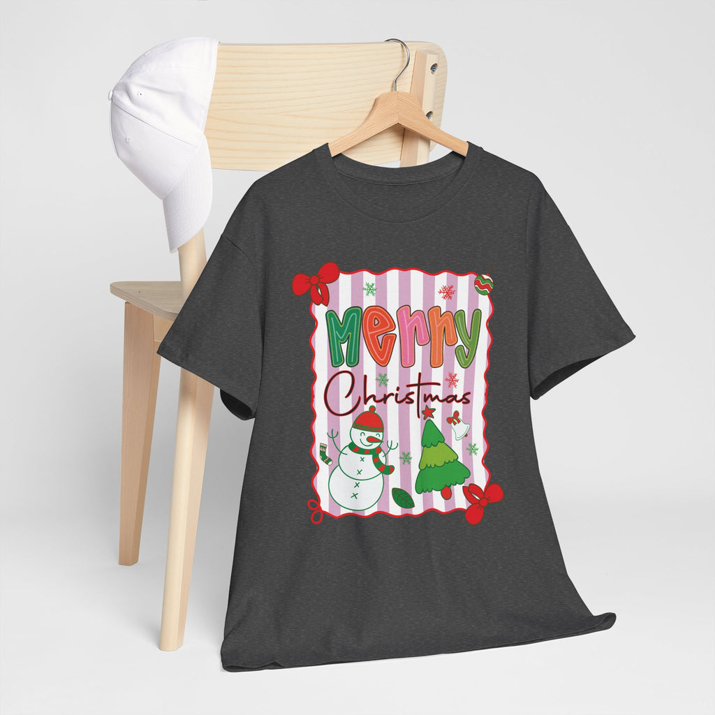 Christmas Snowman Unisex Cotton Tee