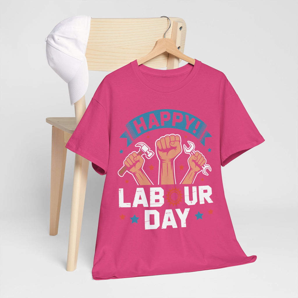 Happy US Labour Day Unisex Heavy Cotton T-Shirt