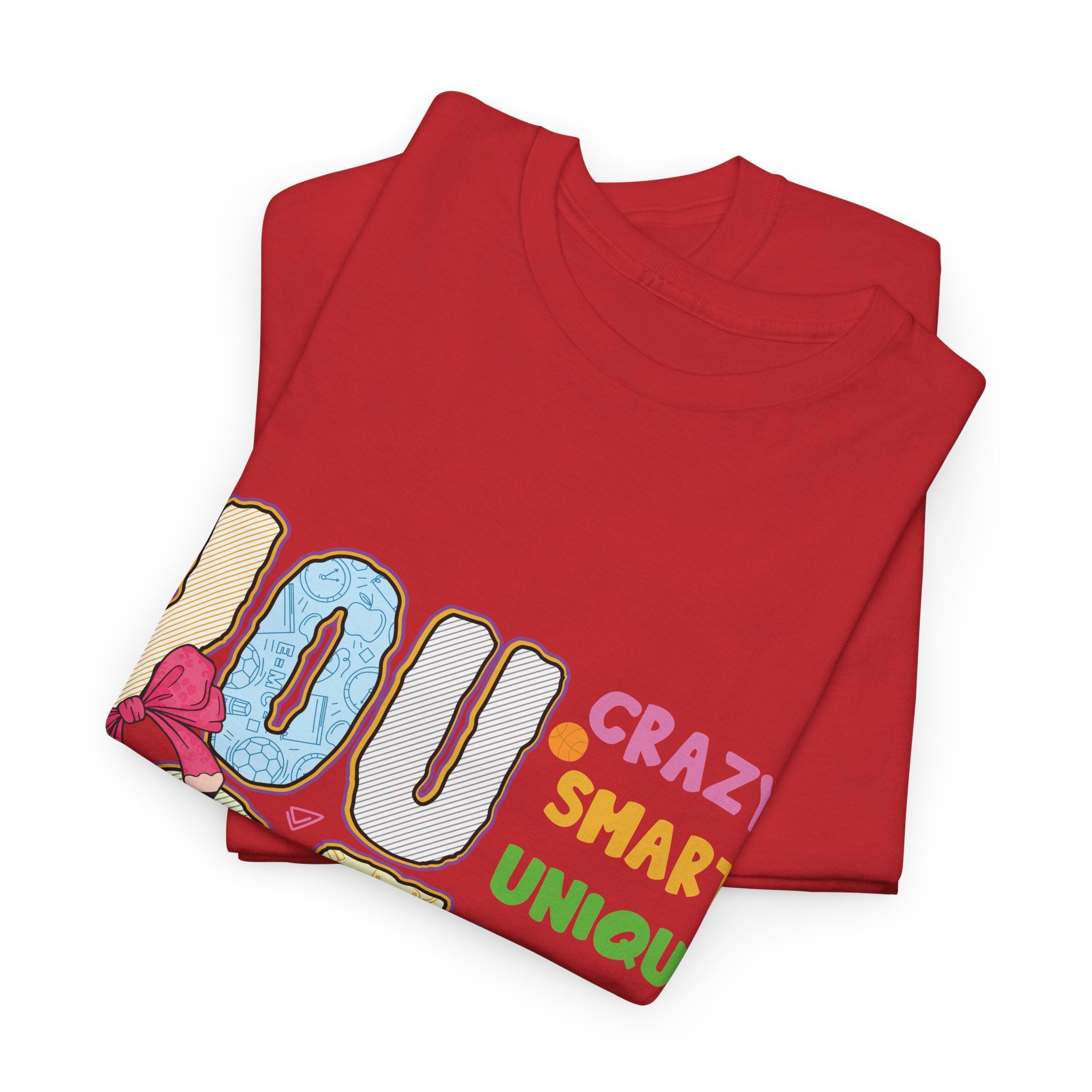 Empowering Quote Unisex Tee - Crazy, Smart, Unique, Strong, Loved, Helpful
