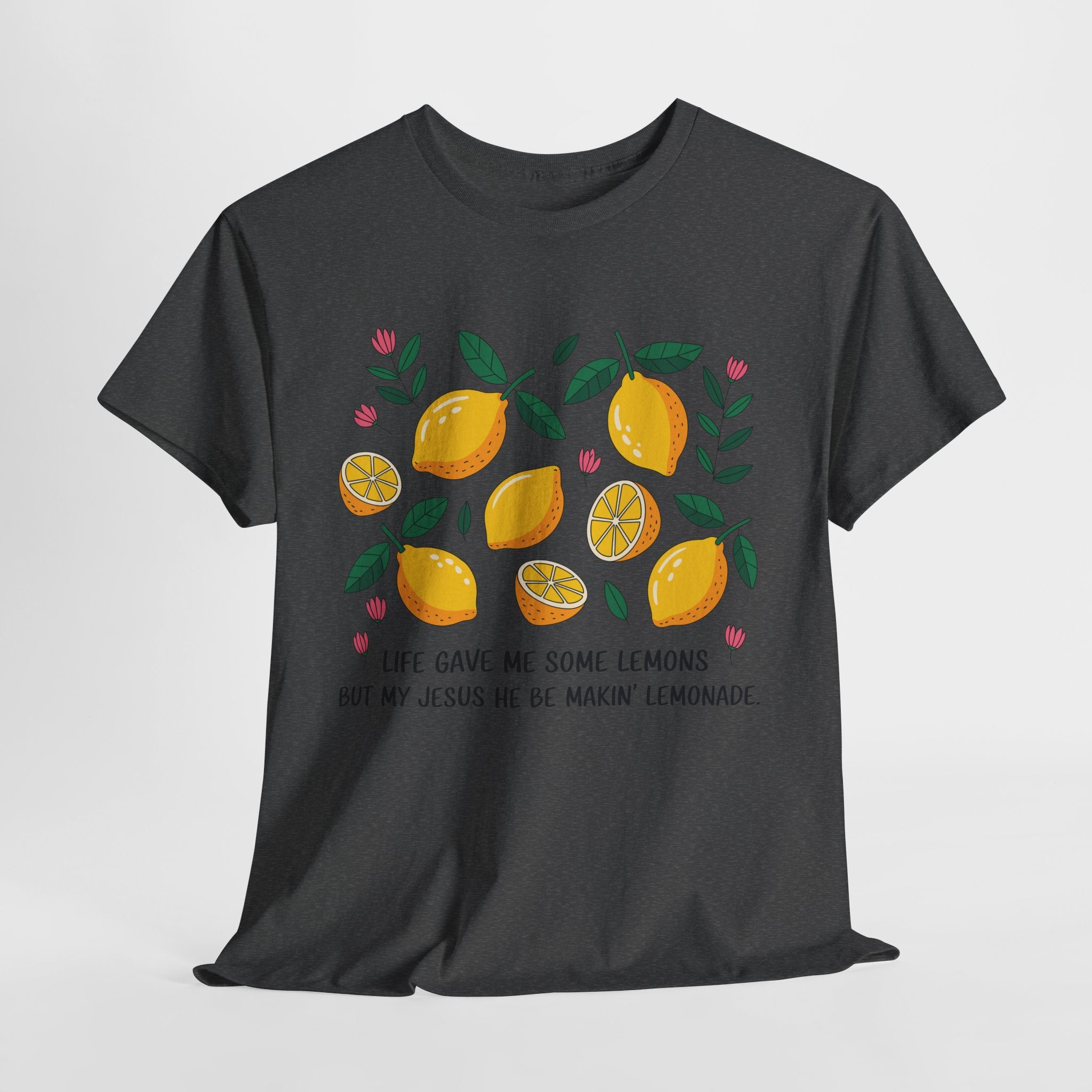 Christian Lemonade Tee — "Life gave me some lemons but my Jesus he be makin’ lemonade"Unisex Cotton Tee