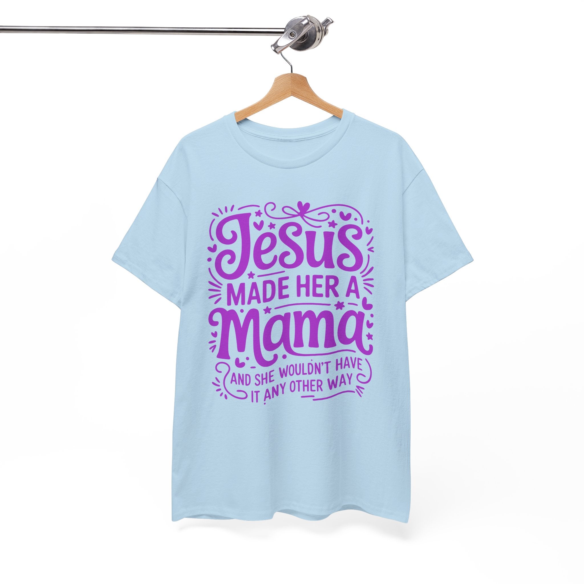 Jesus Made Her a Mama — Christian MamaUnisex Cotton T-Shirt
