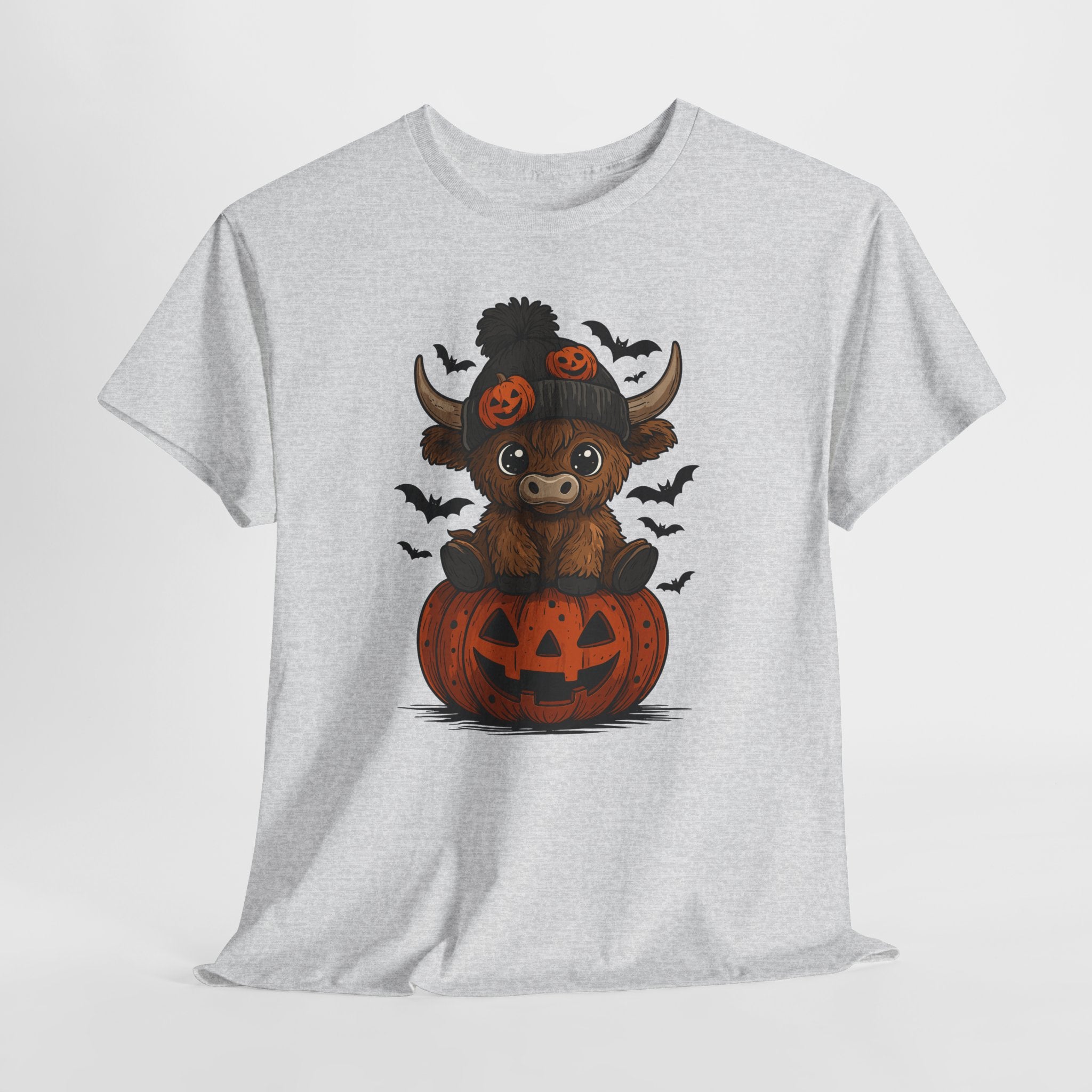 Halloween Cow Unisex Cotton Tshirt