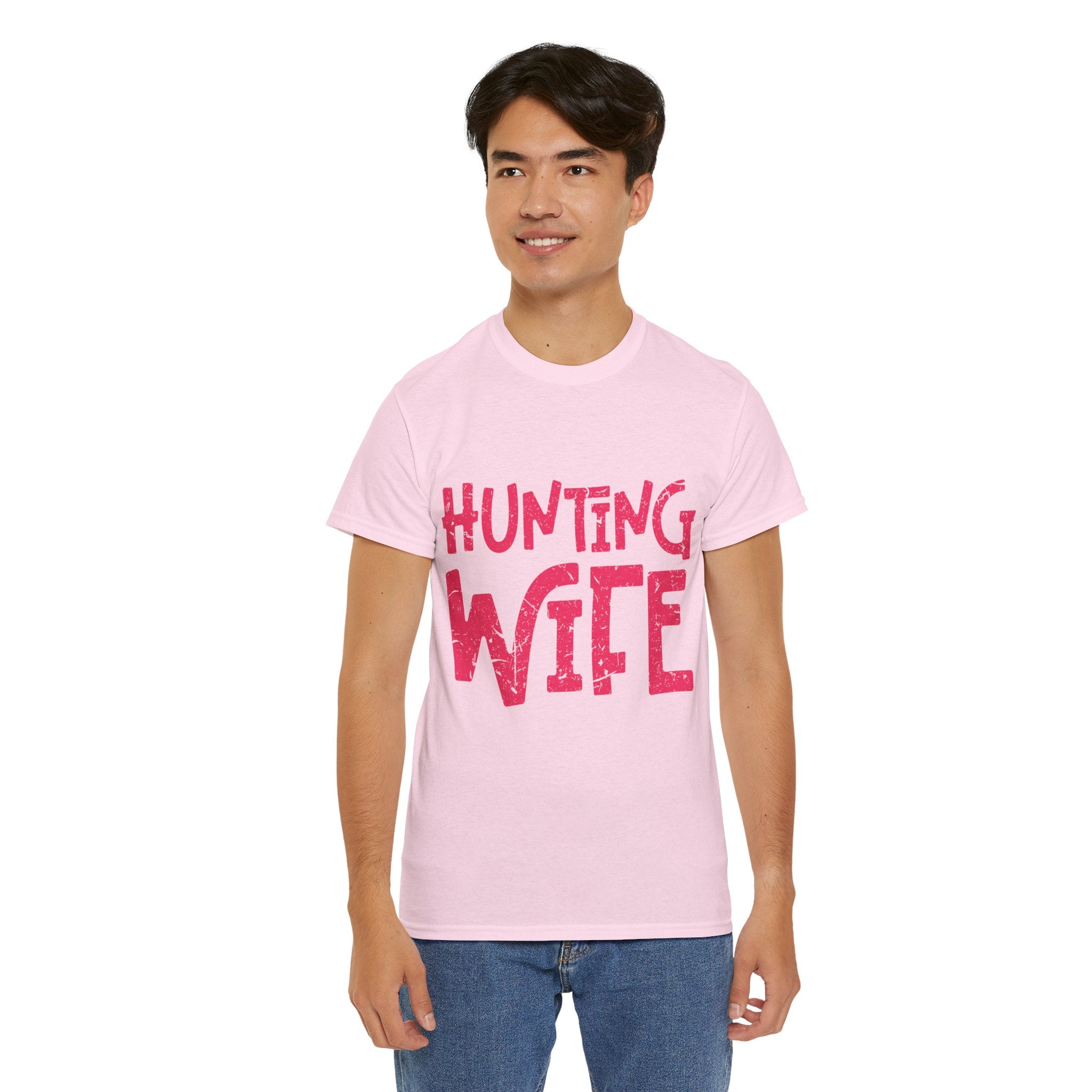 Hunting Season Vintage Badge T-Shirt — Rugged Orange Hunting Unisex Cotton Tee