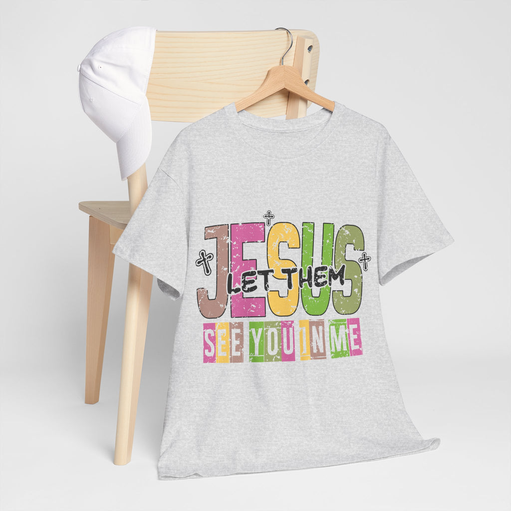 Jesus ‘See You In Me’ Distressed Pastel Unisex Cotton T-Shirt