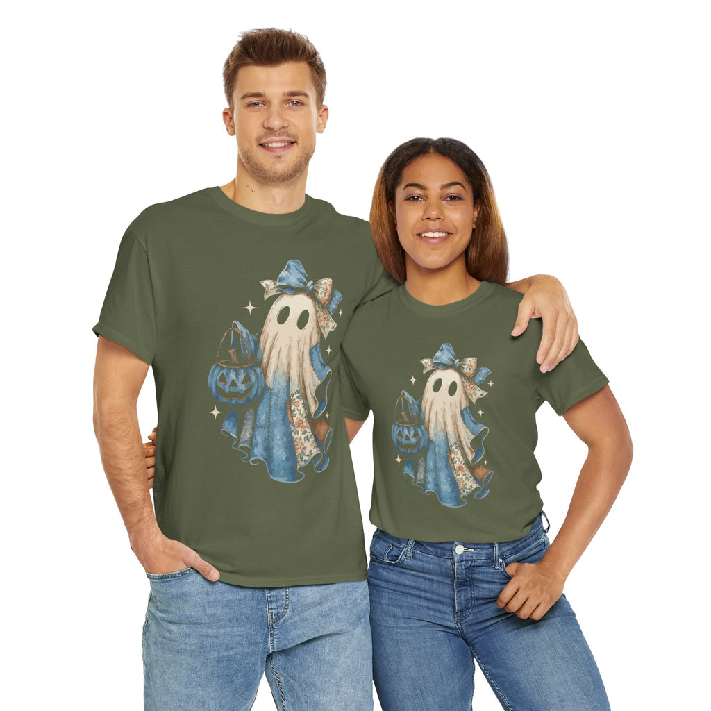 Ghost Halloween Unisex Cotton Tee