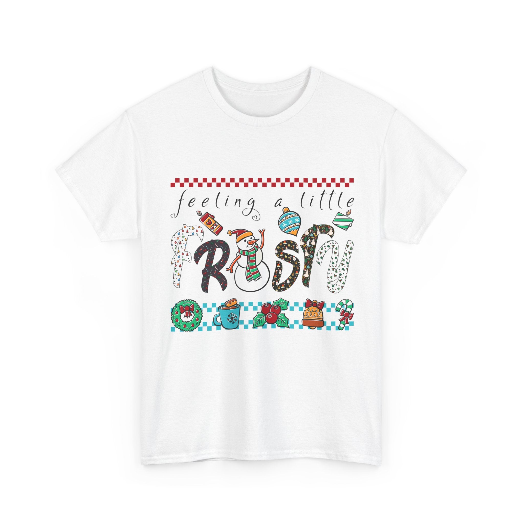 Christmas Frosty Unisex Cotton Tee