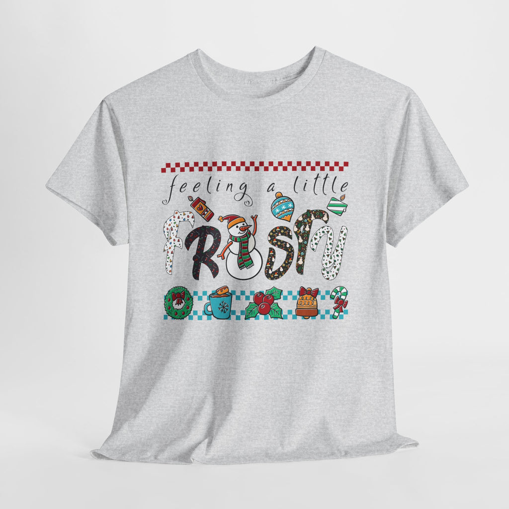 Christmas Frosty Unisex Cotton Tee
