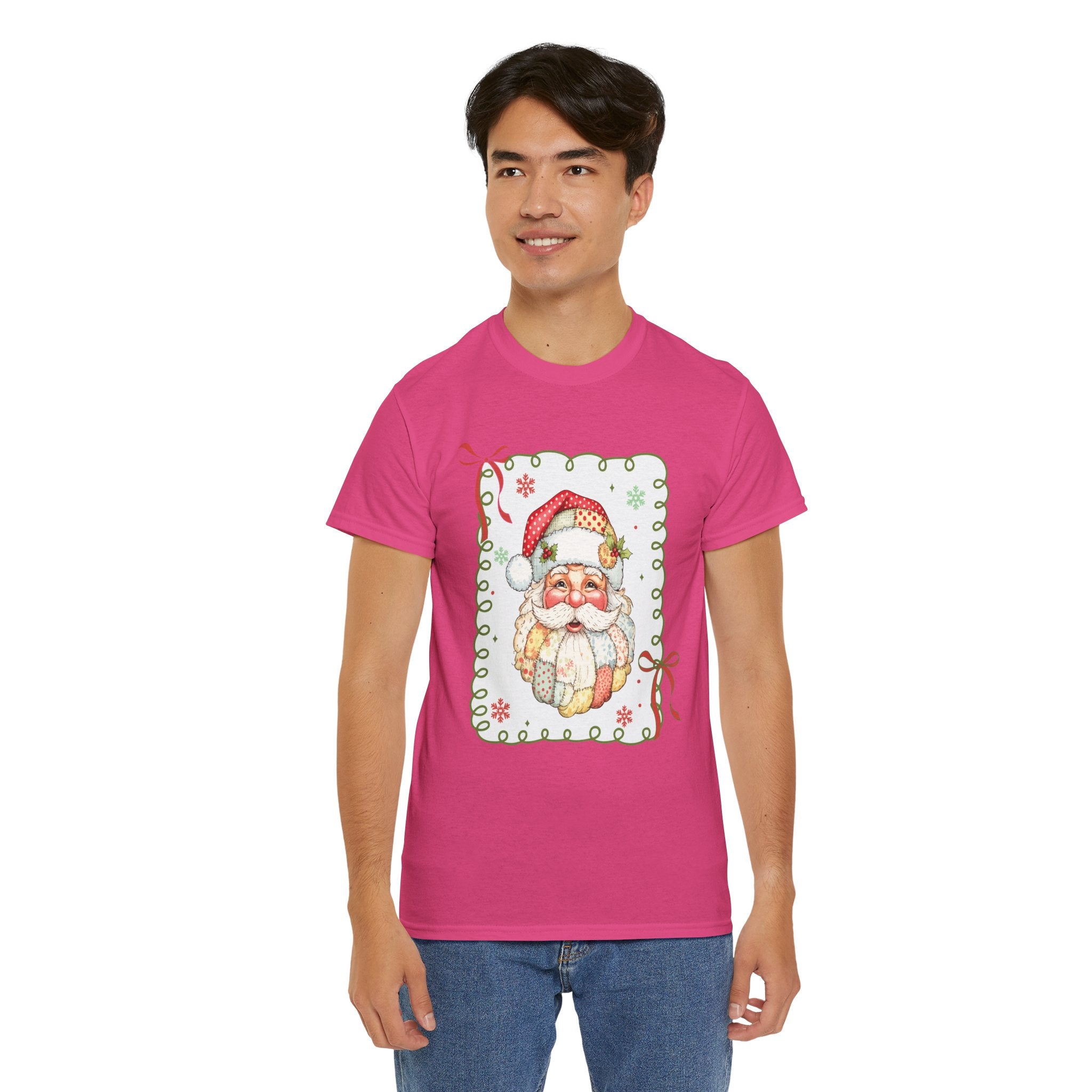 Santa Vintage Unisex Cotton Tee