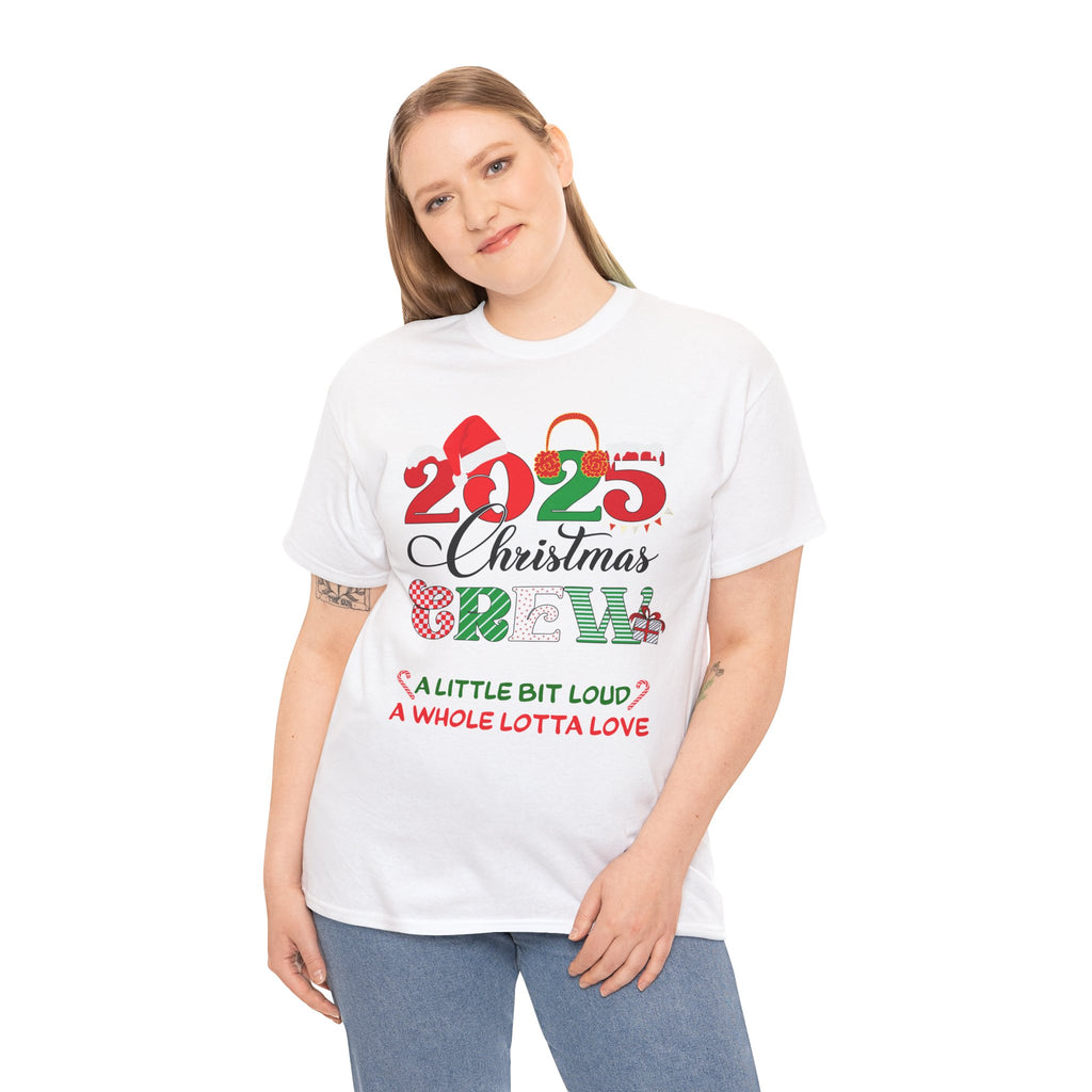 Christmas Crew 2025 Unisex Cotton Tee