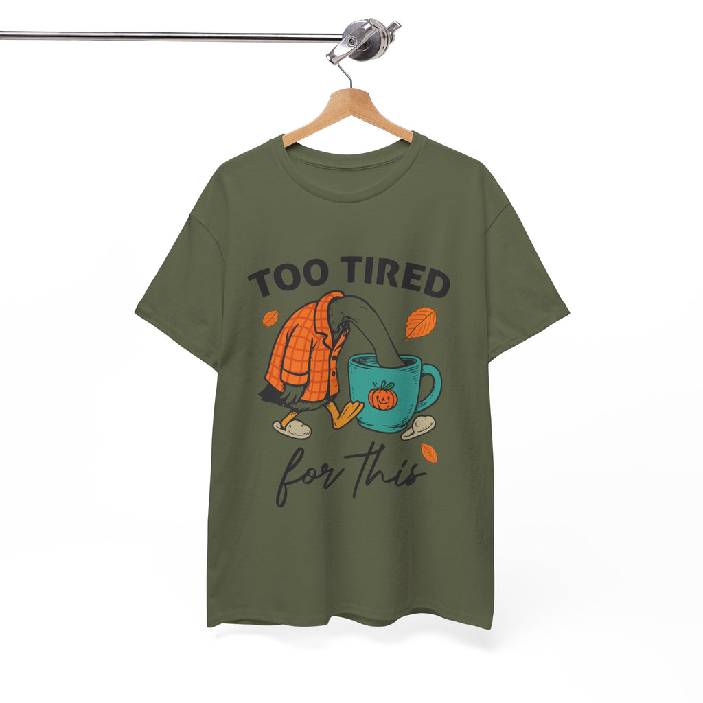Sleepy Crow Unisex Cotton Tee