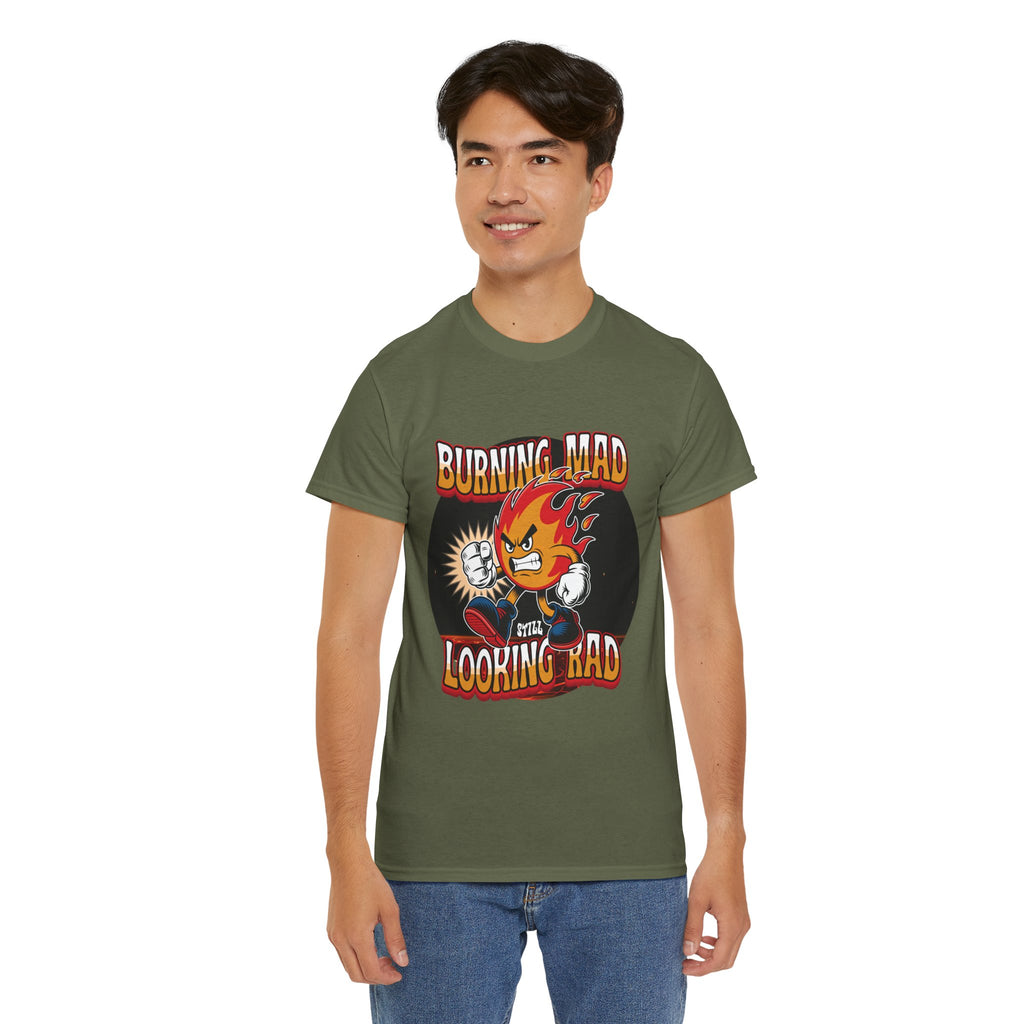 Burning Mad Looking Rad Unisex Tee