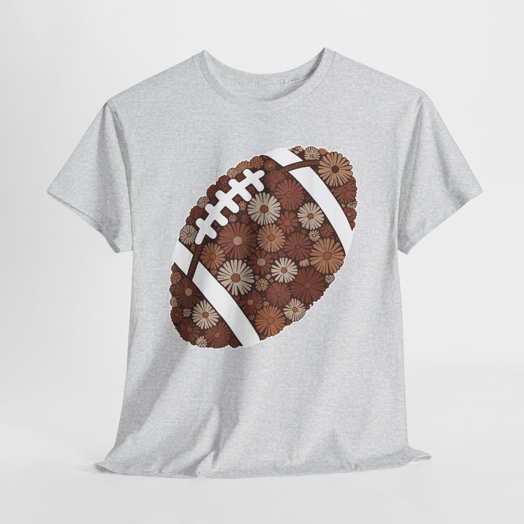 Game Day Touch Down Football Tee — Helmets, Flags & Cheer Icons Unisex Cotton Tee