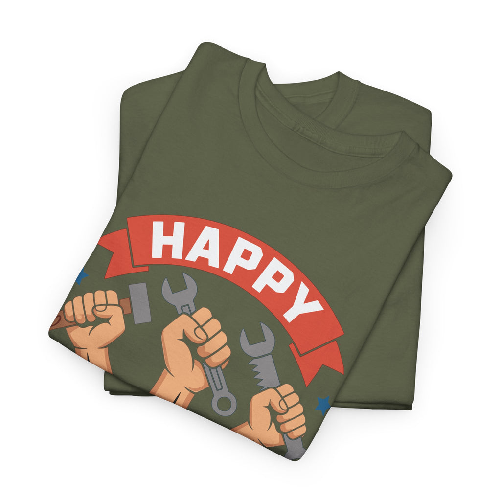 Happy US Labour Day Unisex Heavy Cotton T-Shirt