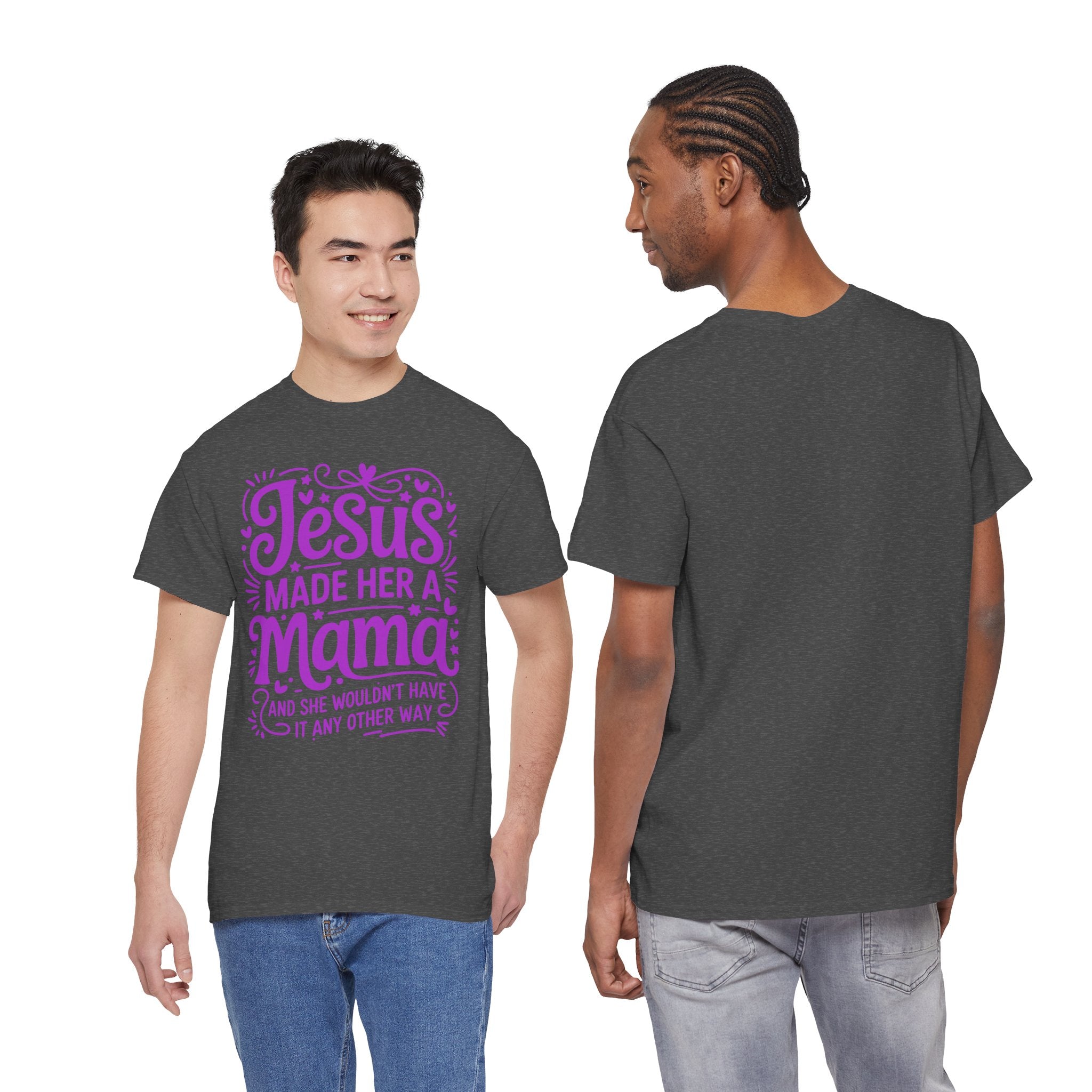 Jesus Made Her a Mama — Christian MamaUnisex Cotton T-Shirt