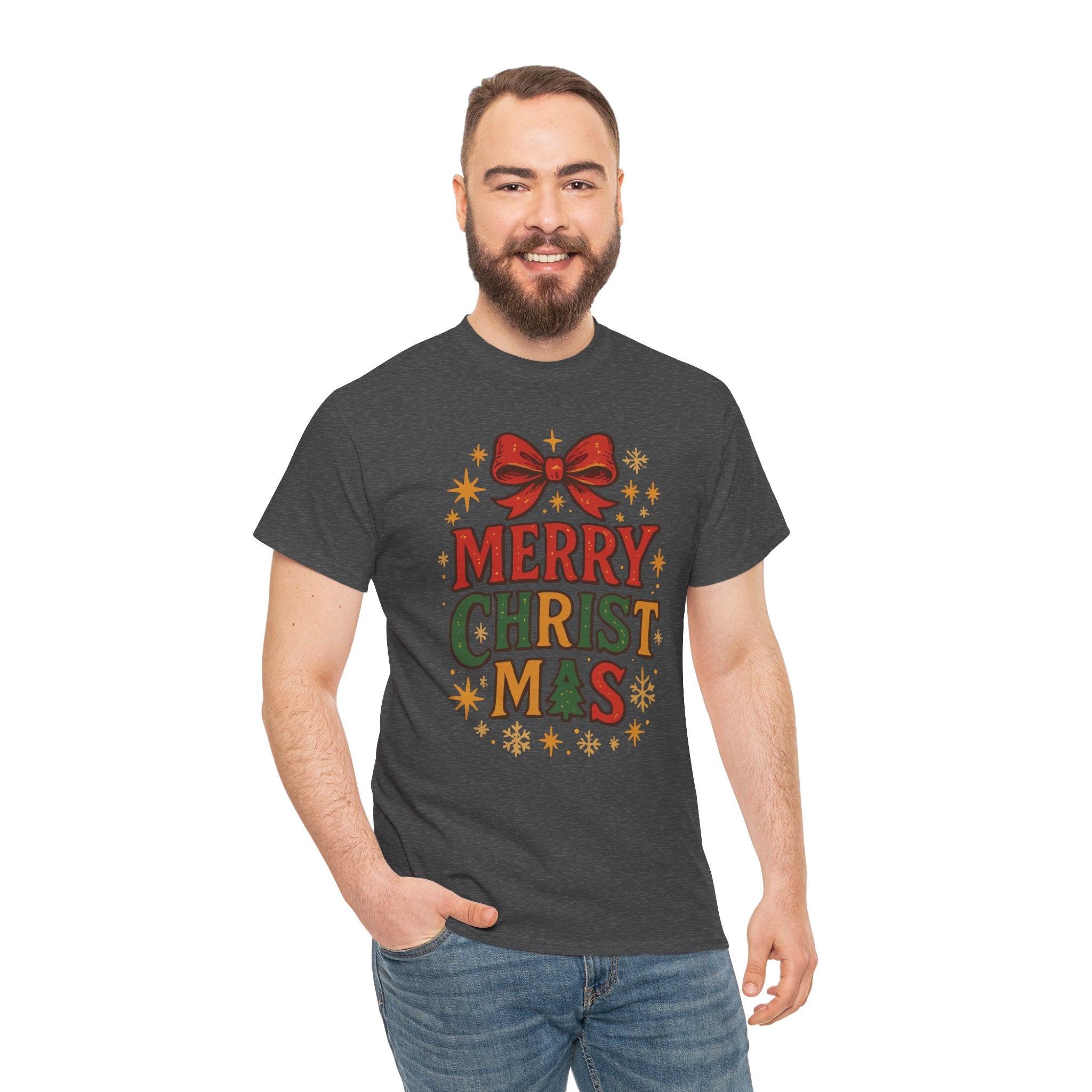 Merry Christmas Unisex Cotton Tee