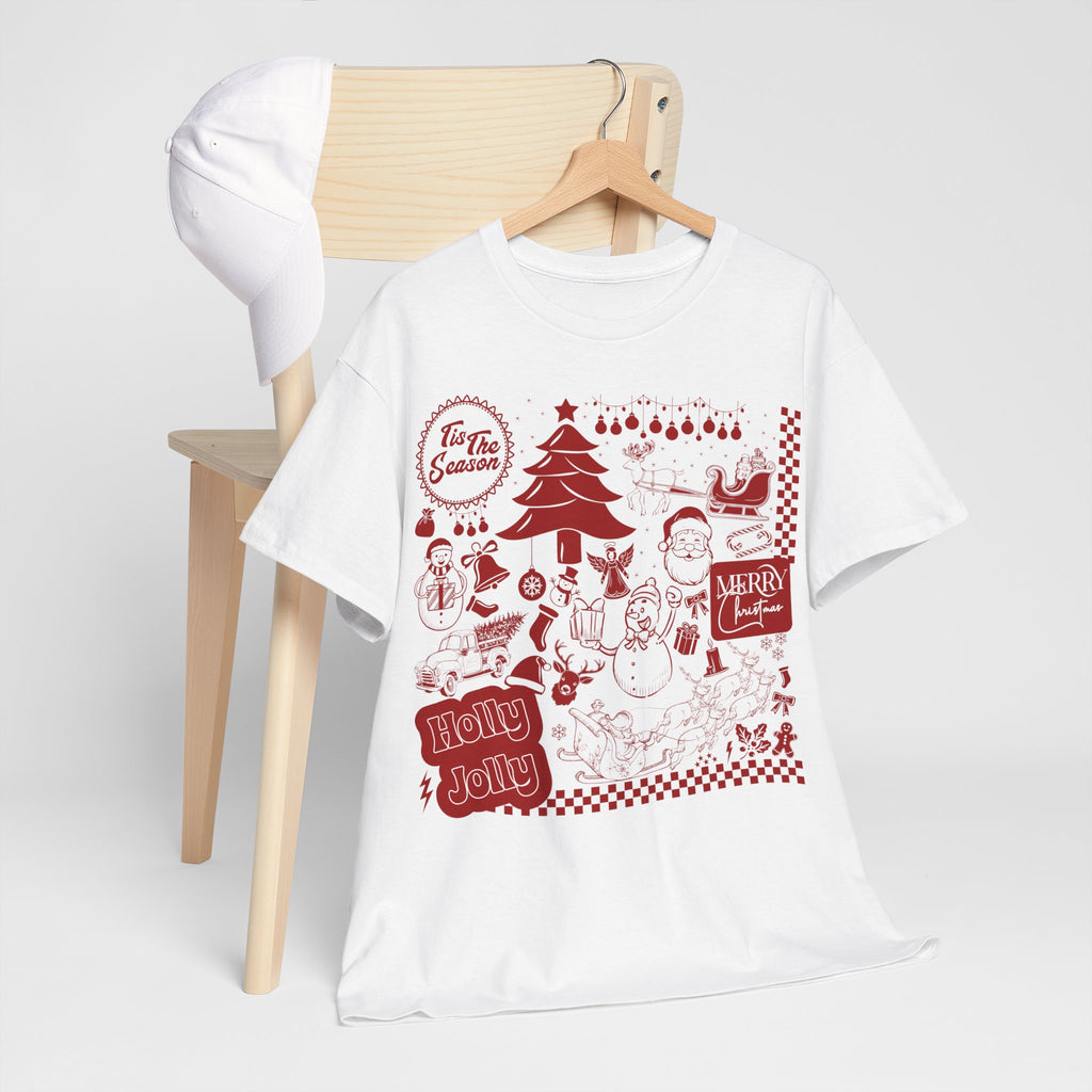 Christmas Festive Unisex Cotton T-shirt