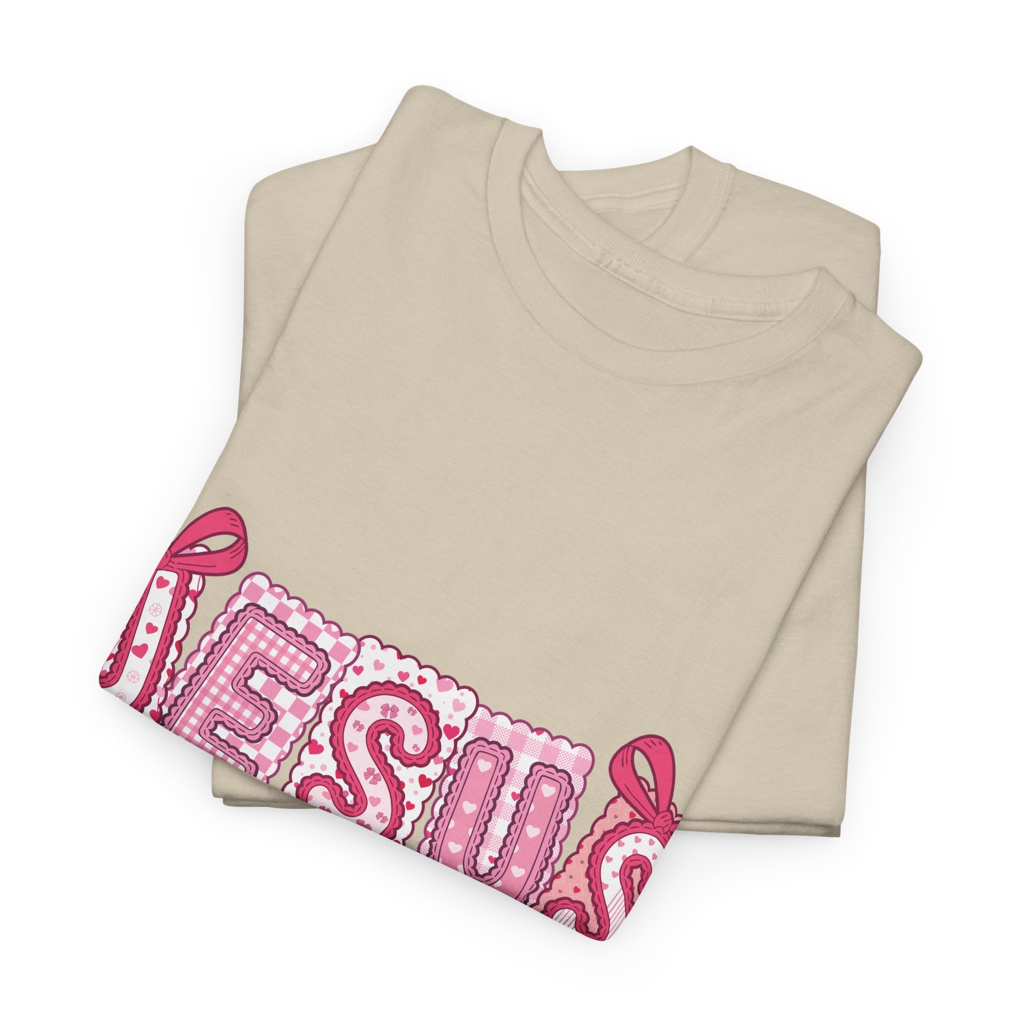 Jesus Is My Valentine T-Shirt — Pink Christian Valentine Unisex Cotton Tee