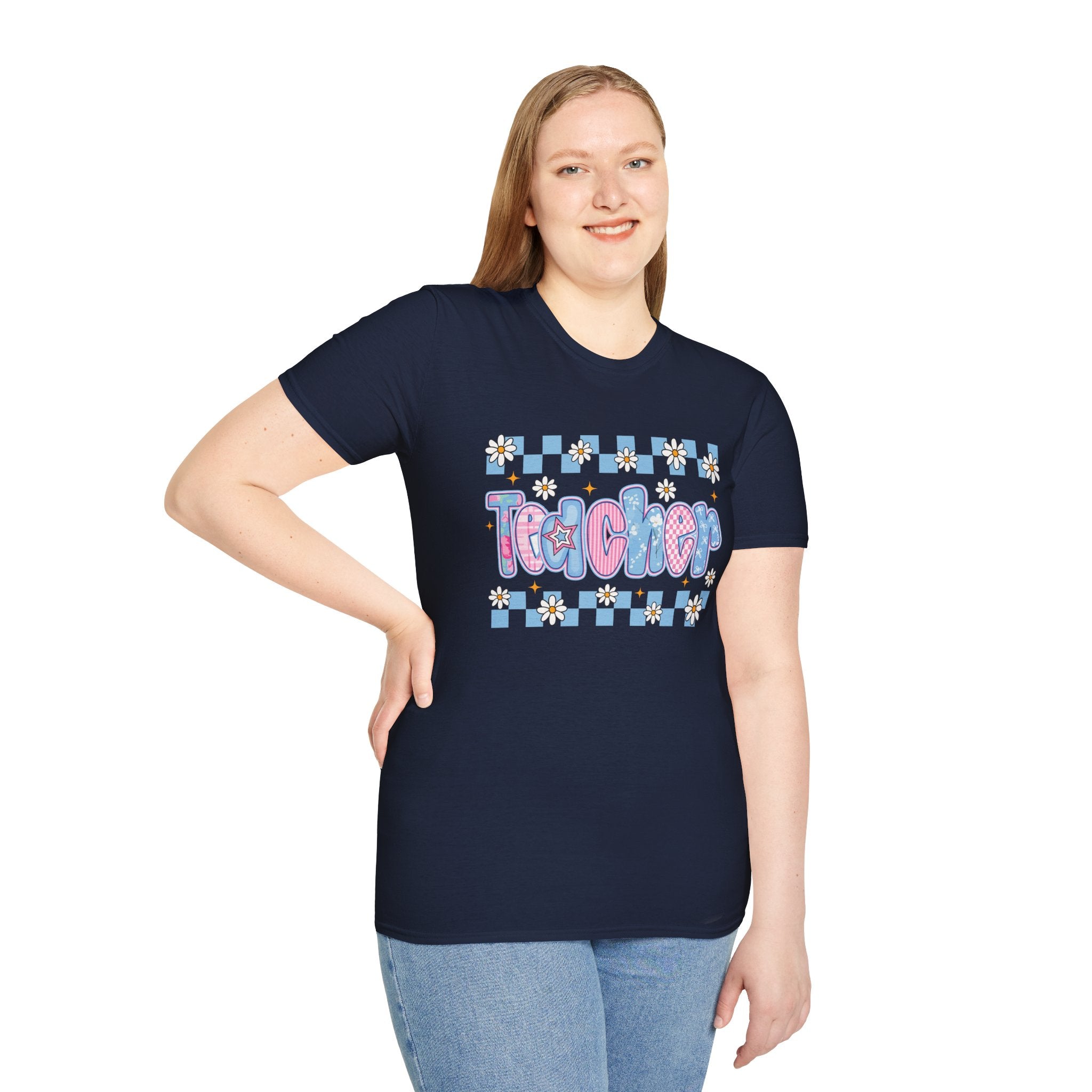 Teacher Vibes Unisex Softstyle T-Shirt