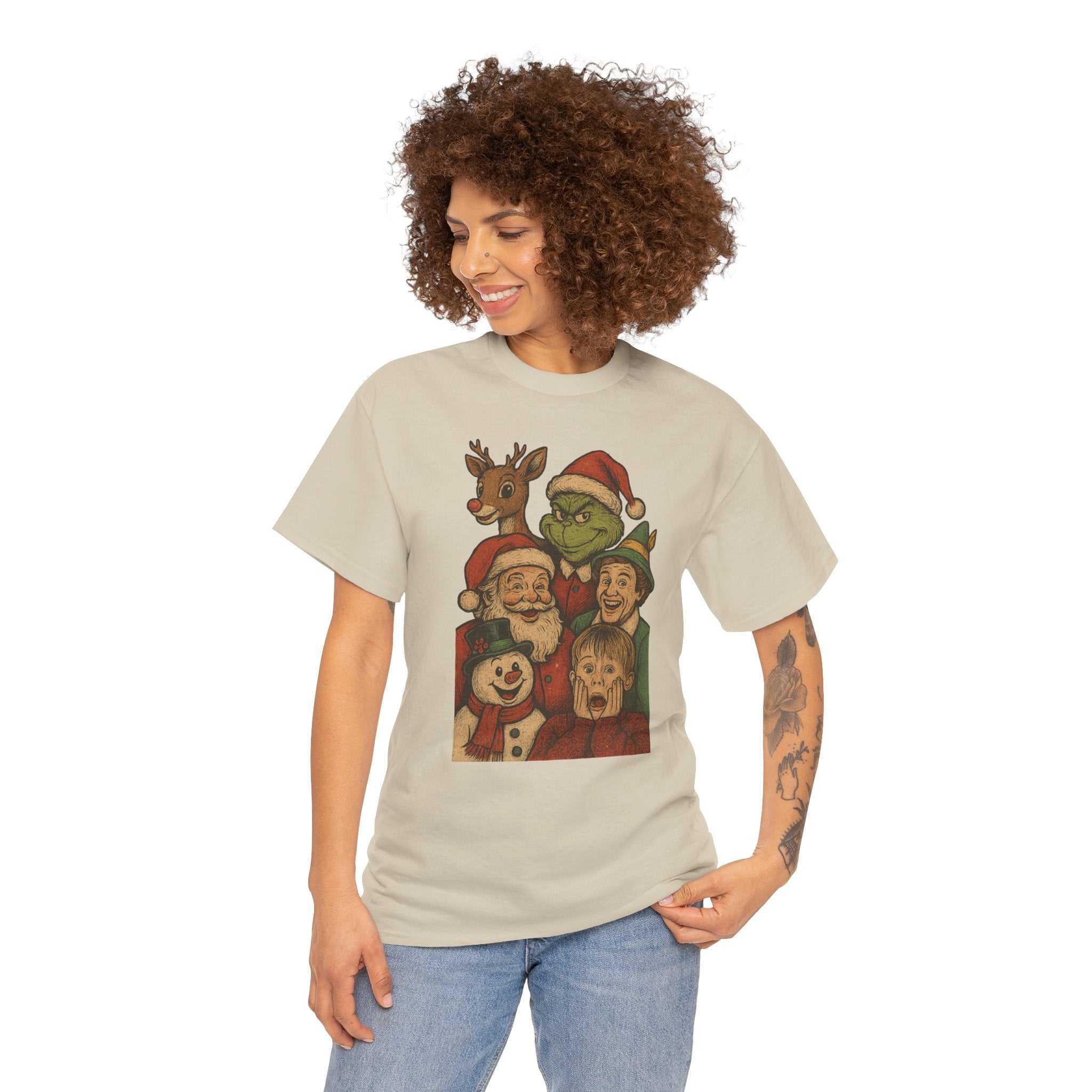 Christmas Icon Vintage Unisex Cotton Tee