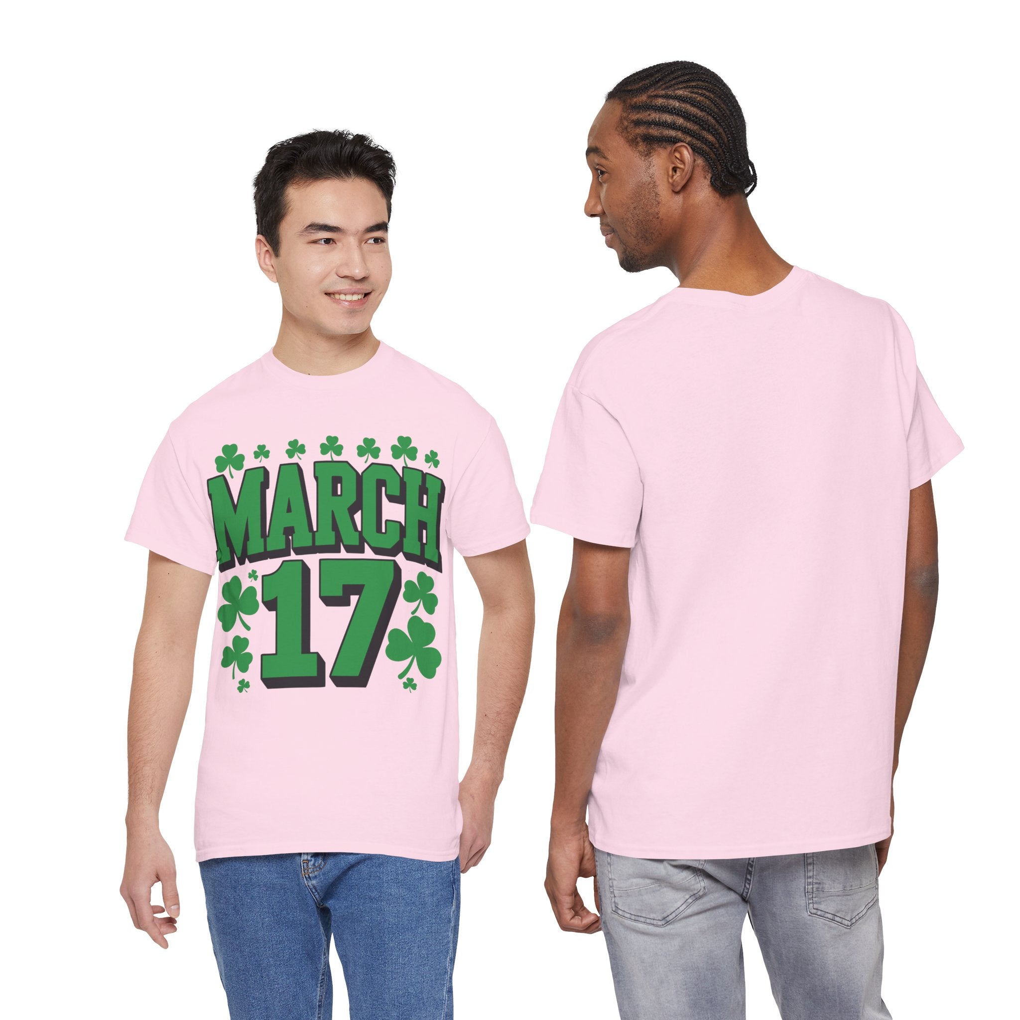 St. Patrick’s Day March 17 Shamrock Unisex Cotton T‑Shirt