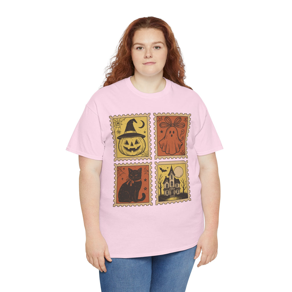 Halloween Stamp Collection Unisex Cotton Tee