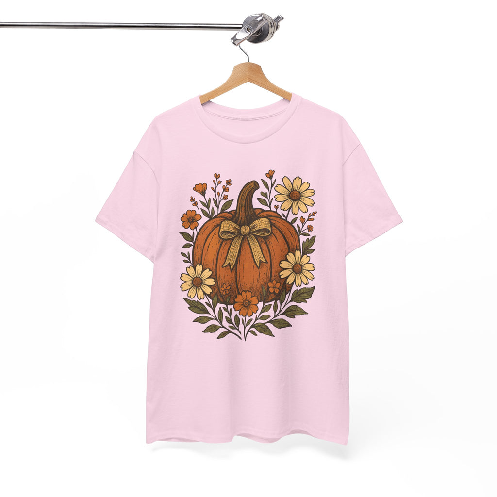 Pumpkin Daisy Unisex Cotton Tee