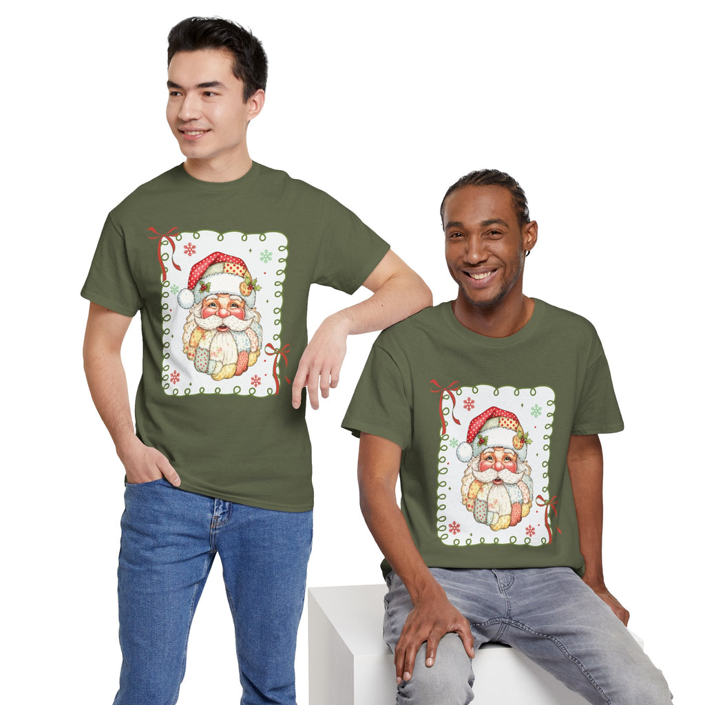 Santa Vintage Unisex Cotton Tee
