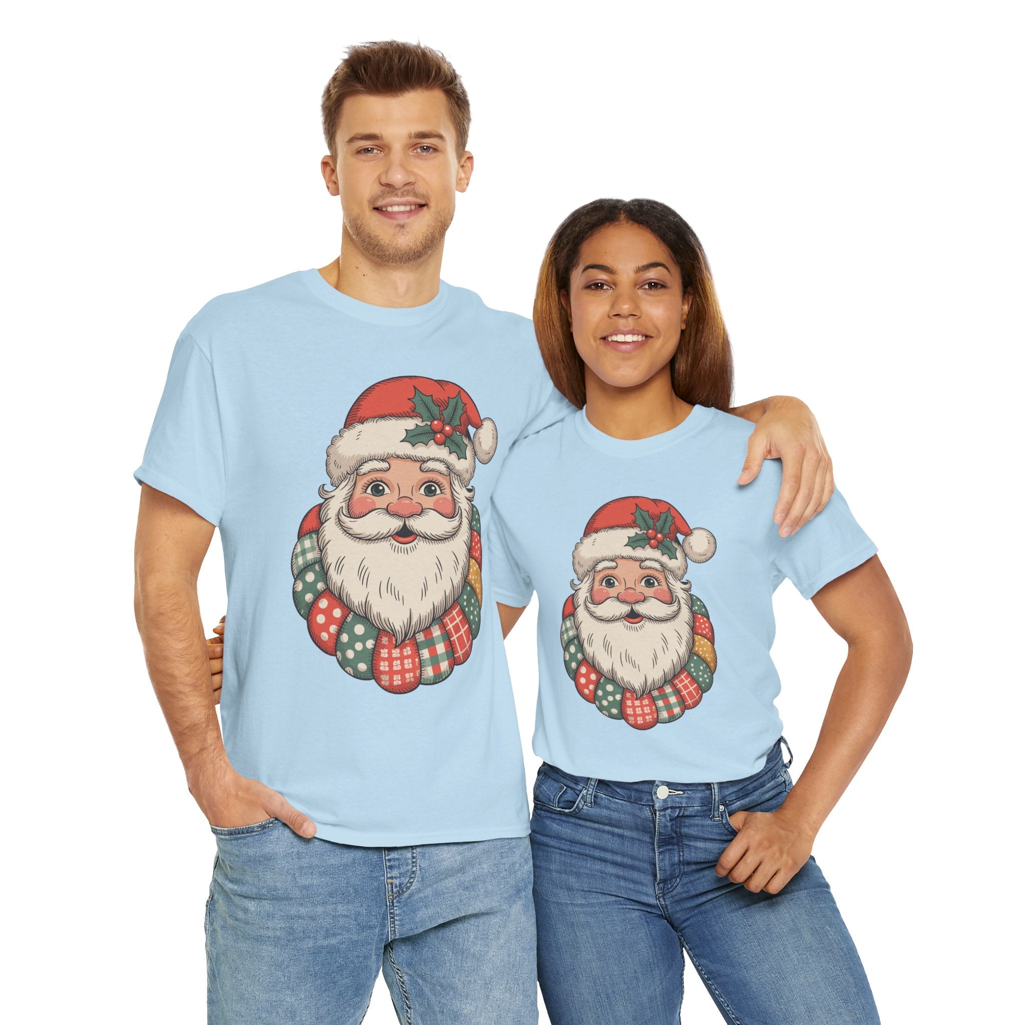 Vintage Santa Unisex Cotton Tee