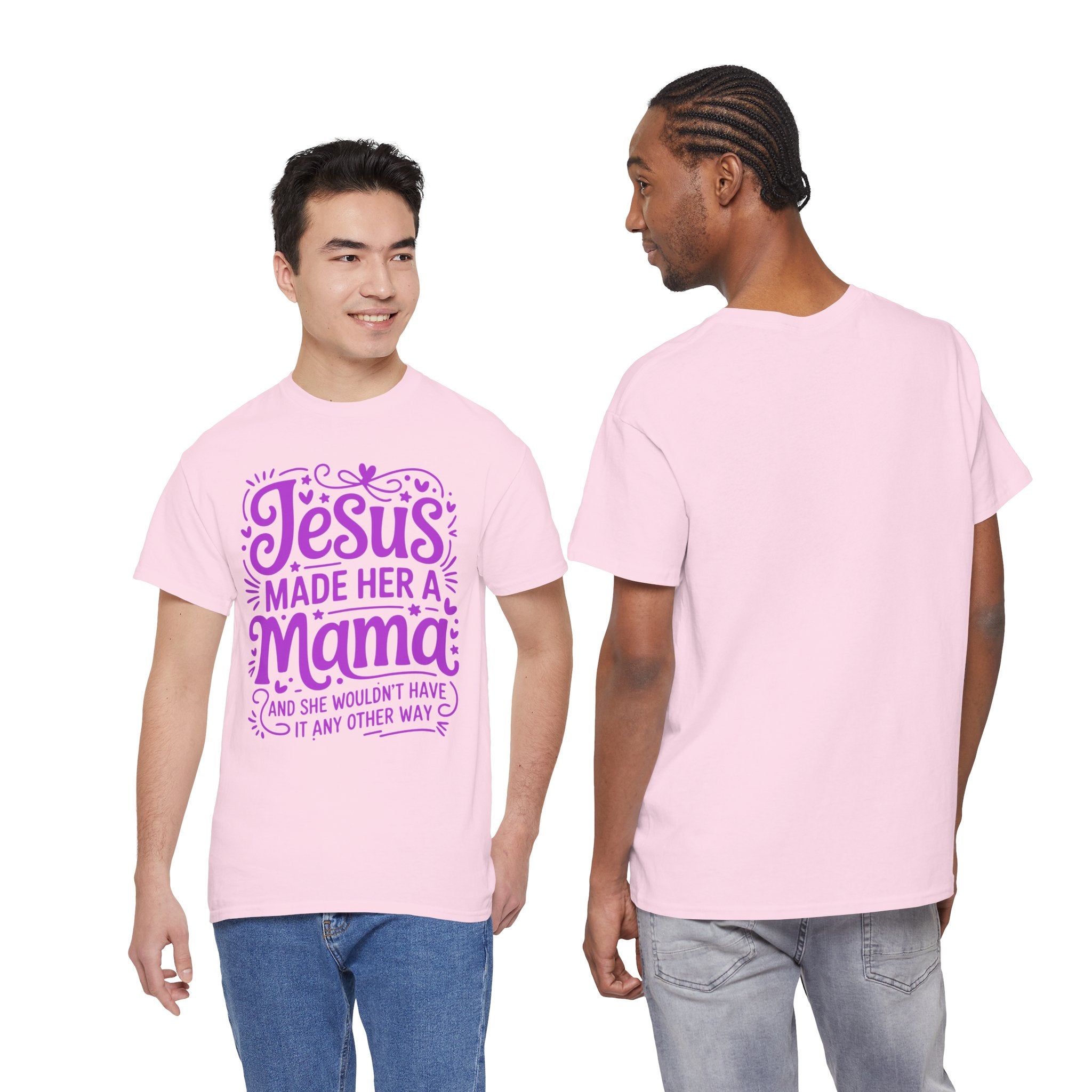 Jesus Made Her a Mama — Christian MamaUnisex Cotton T-Shirt