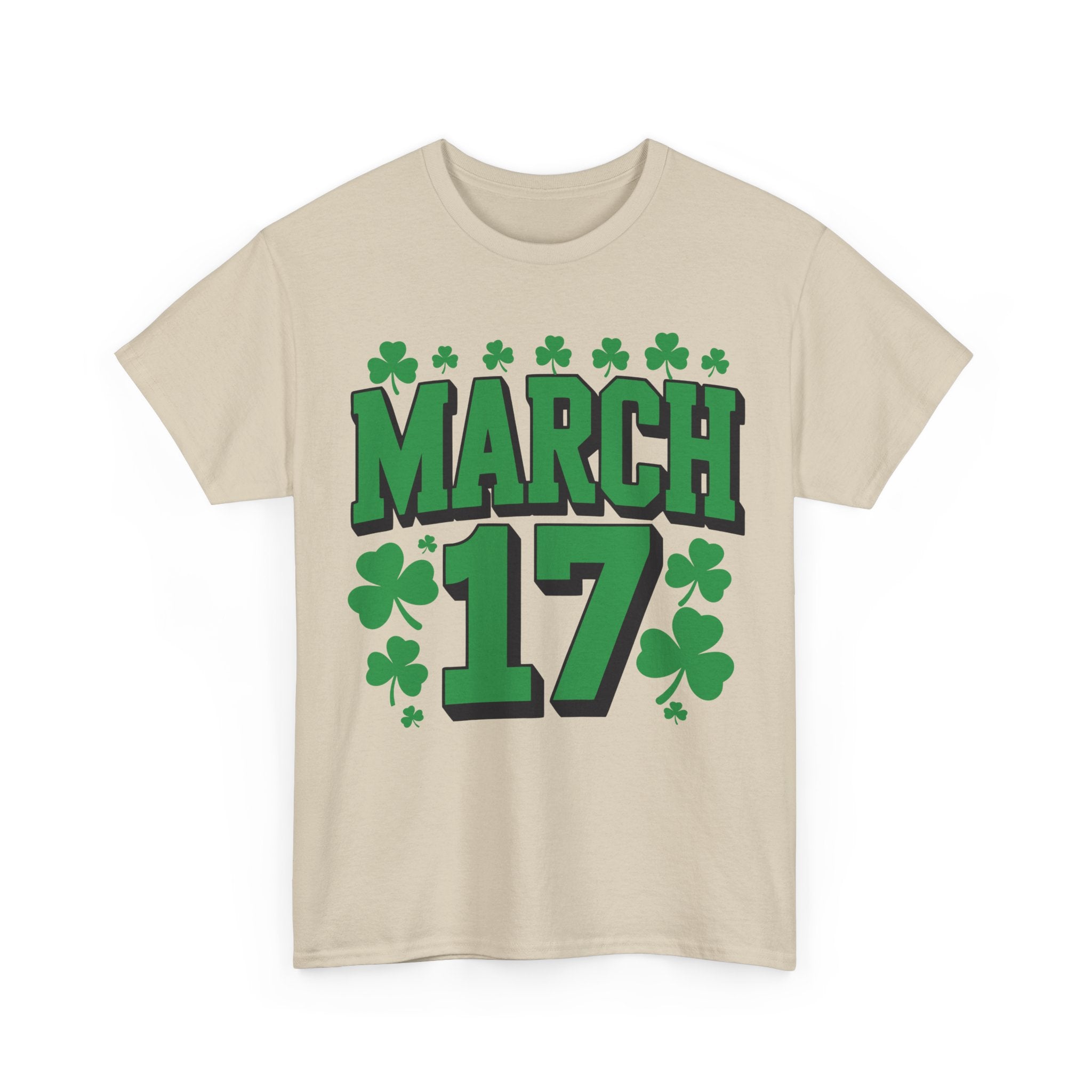 St. Patrick’s Day March 17 Shamrock Unisex Cotton T‑Shirt