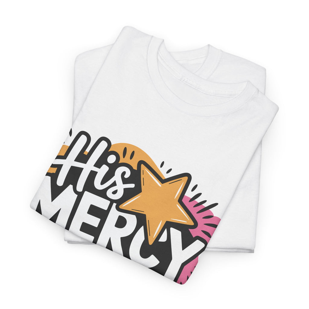 His Mercy Rewrote My Story Tee — Retro Christian Graphic T-Shirt