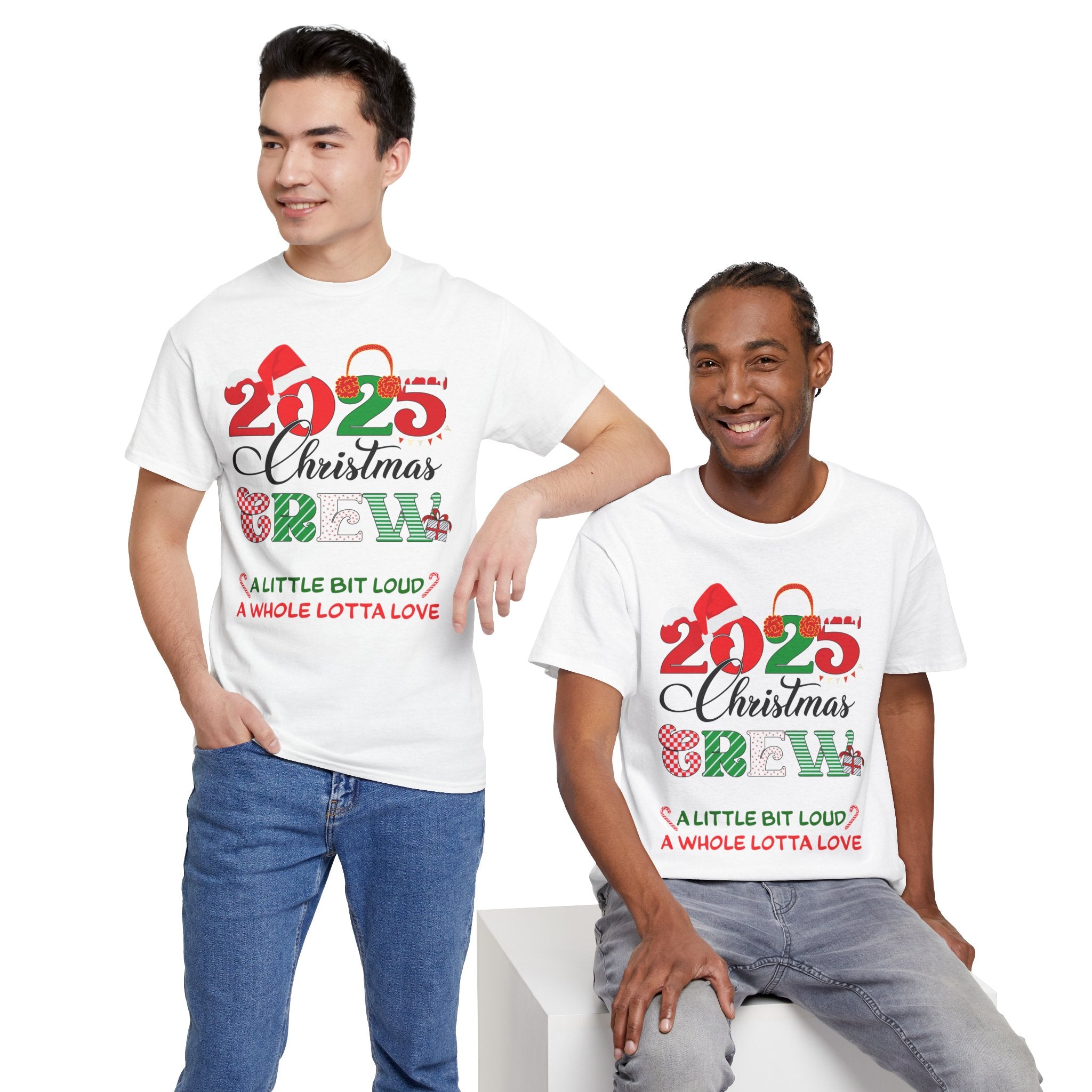 Christmas Crew 2025 Unisex Cotton Tee